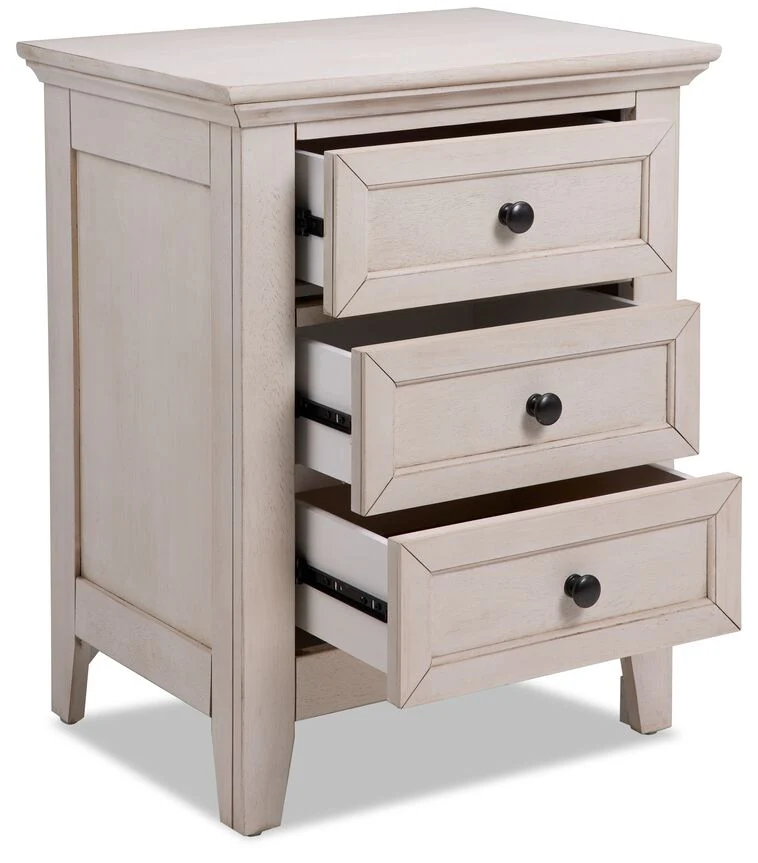 San Mateo Night Table - Antique White - Image 3