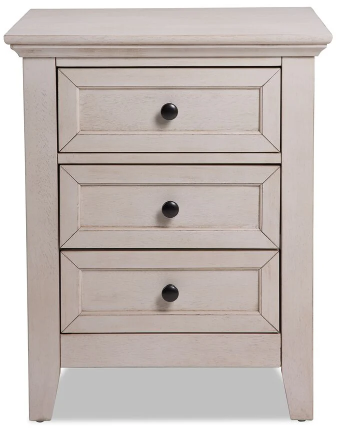San Mateo Night Table - Antique White - Image 4