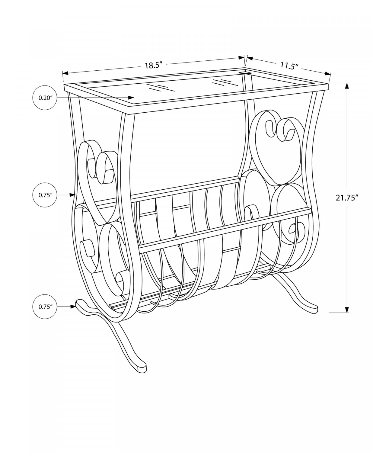 Sano Side Table - Black - Image 3