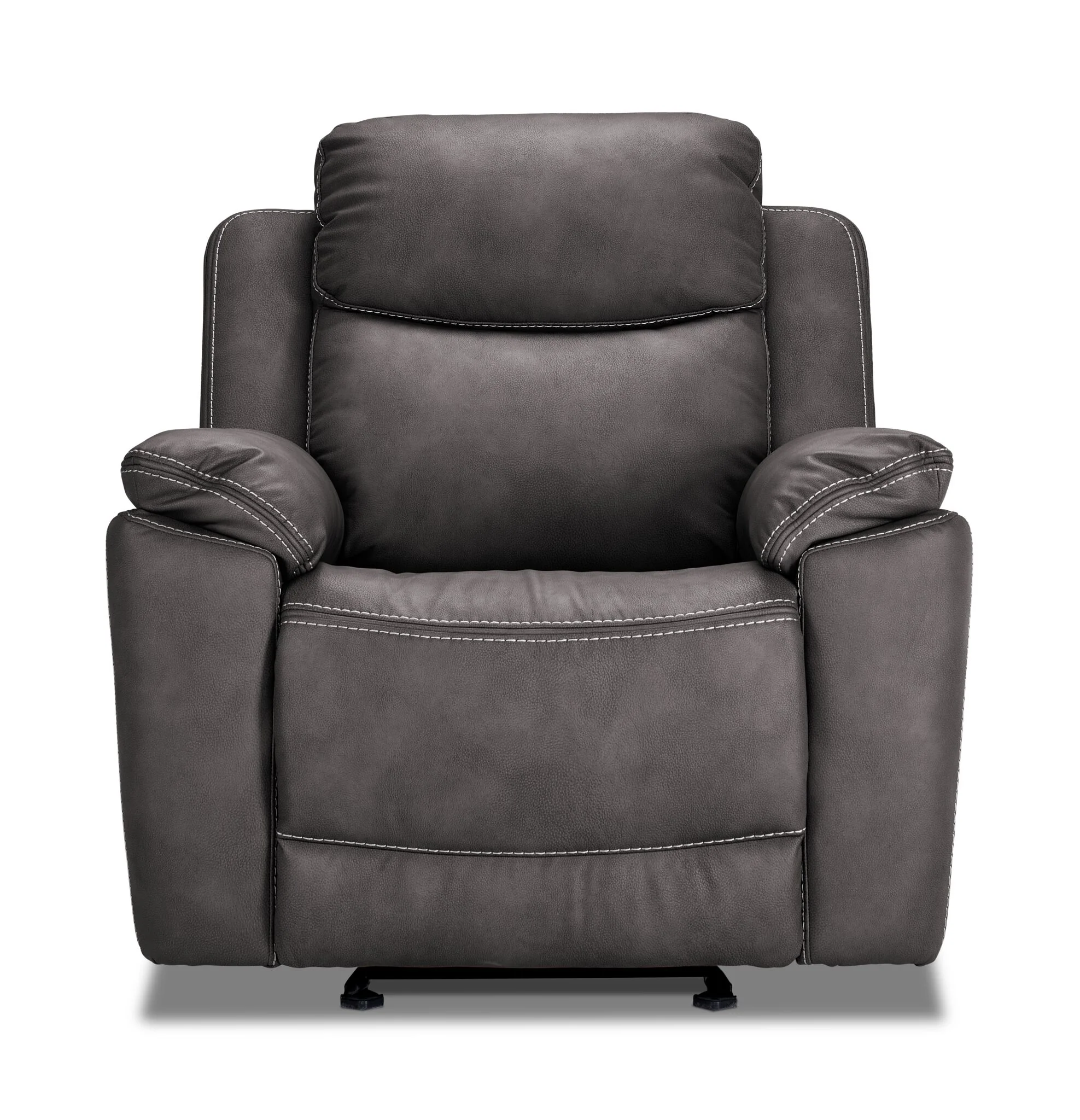 Santa Fe Glider Power Recliner - Graphite - Image 2