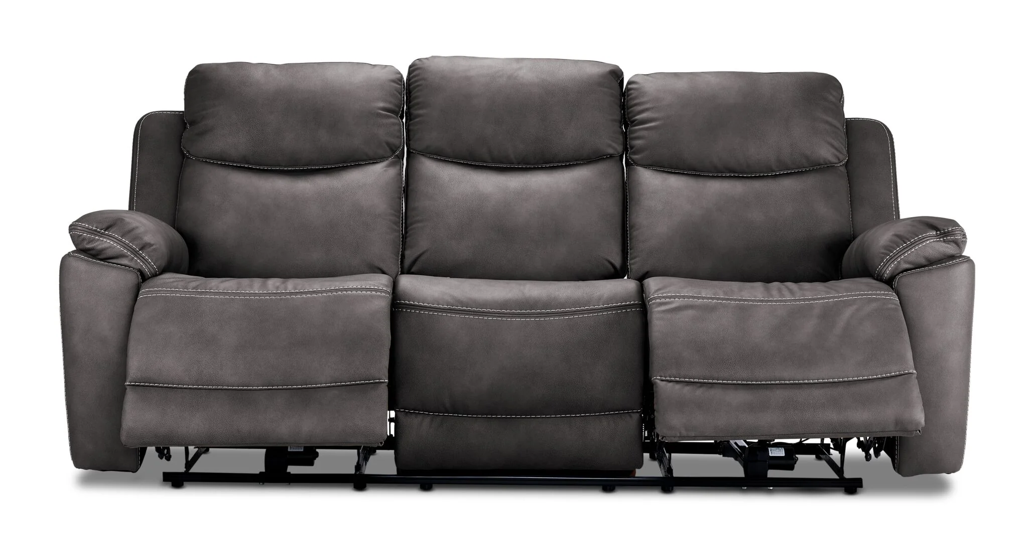 Santa Fe Power Reclining Sofa - Graphite - Image 4