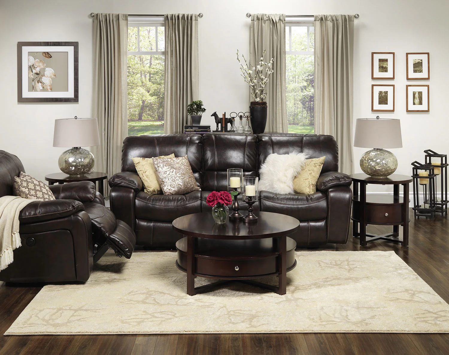 Santorini Power Recliner - Walnut - Image 3