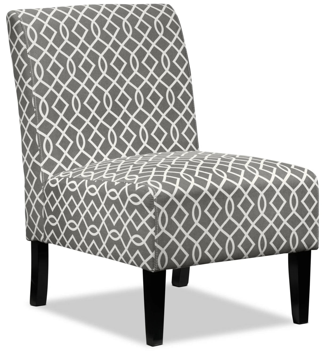 Santos Accent Chair - Grey Lattice - Image 3