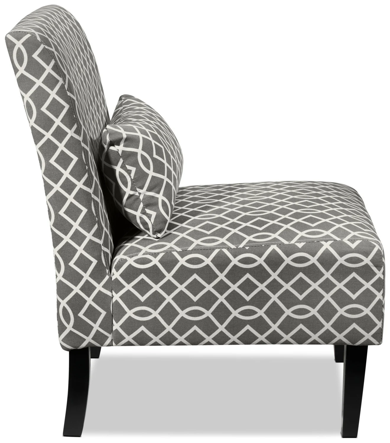 Santos Accent Chair - Grey Lattice - Image 5