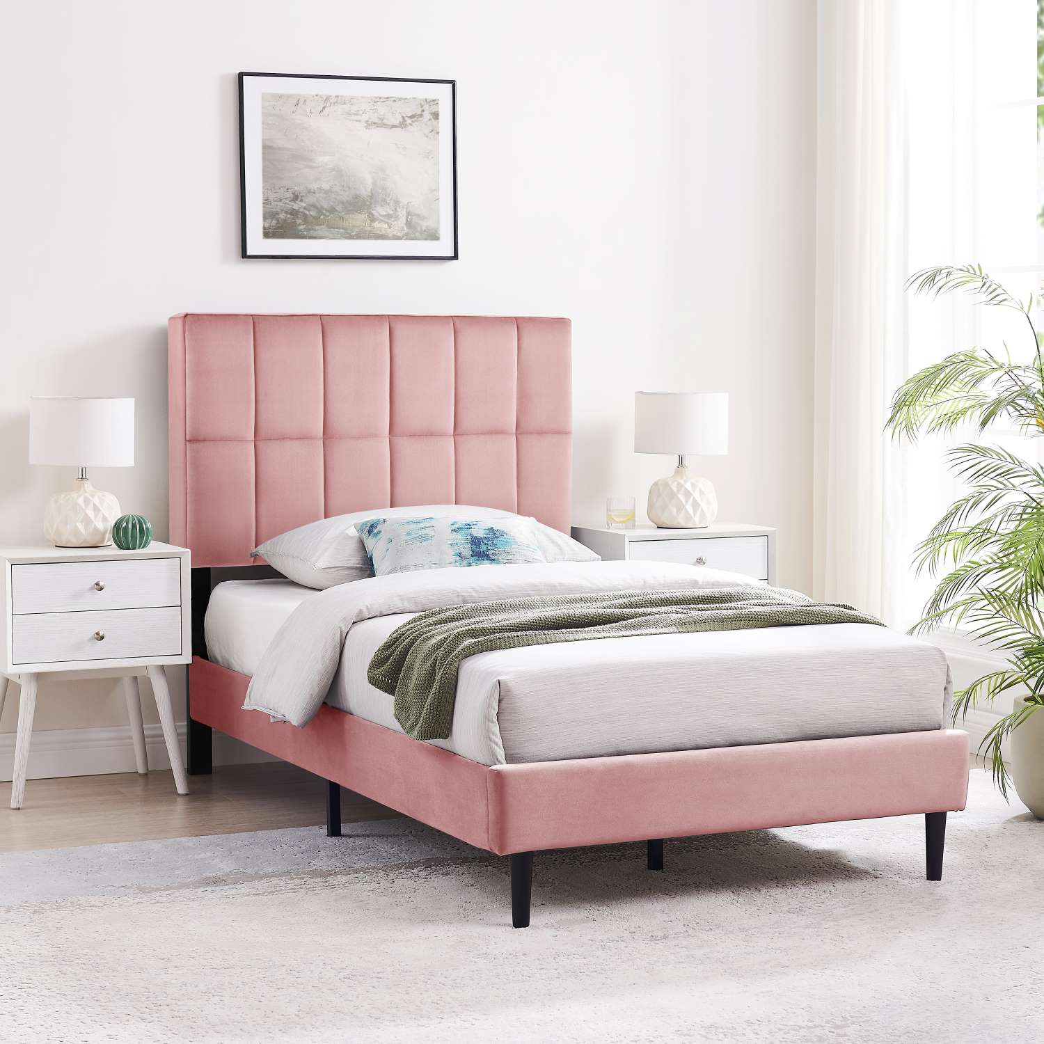 Sasha 3-Piece Twin Bed - Pink - Image 2