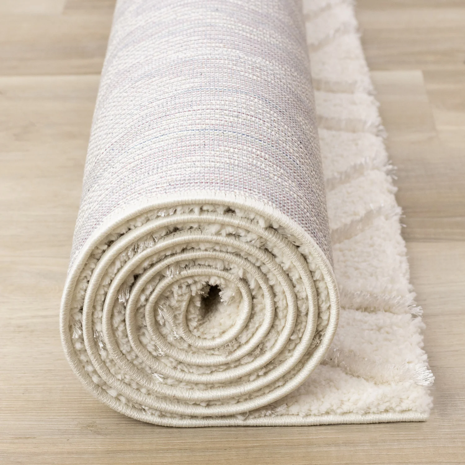 Sasha Soft Diamonds Area Rug - 5' X 8' - Cream - Image 13