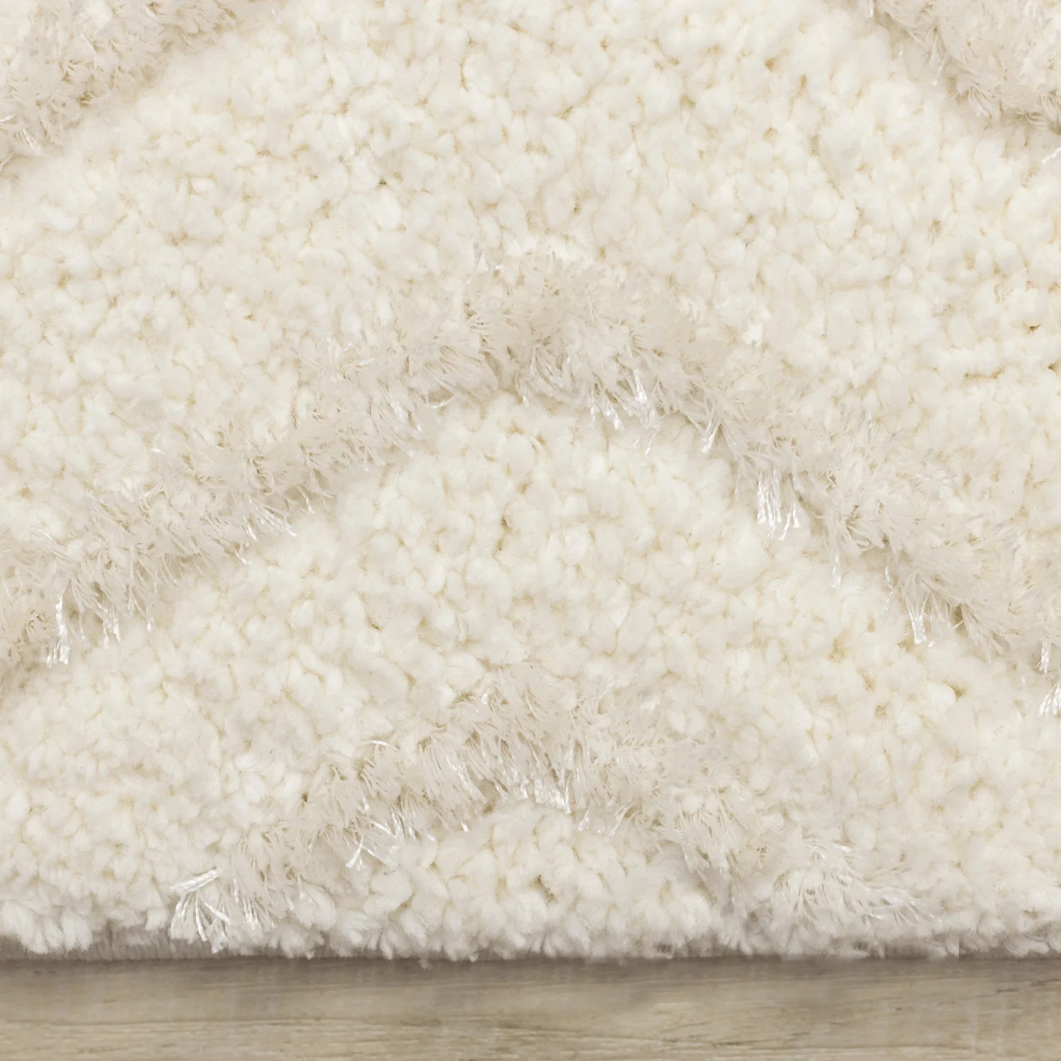 Sasha Soft Diamonds Area Rug - 7' X 10' - Cream - Image 10