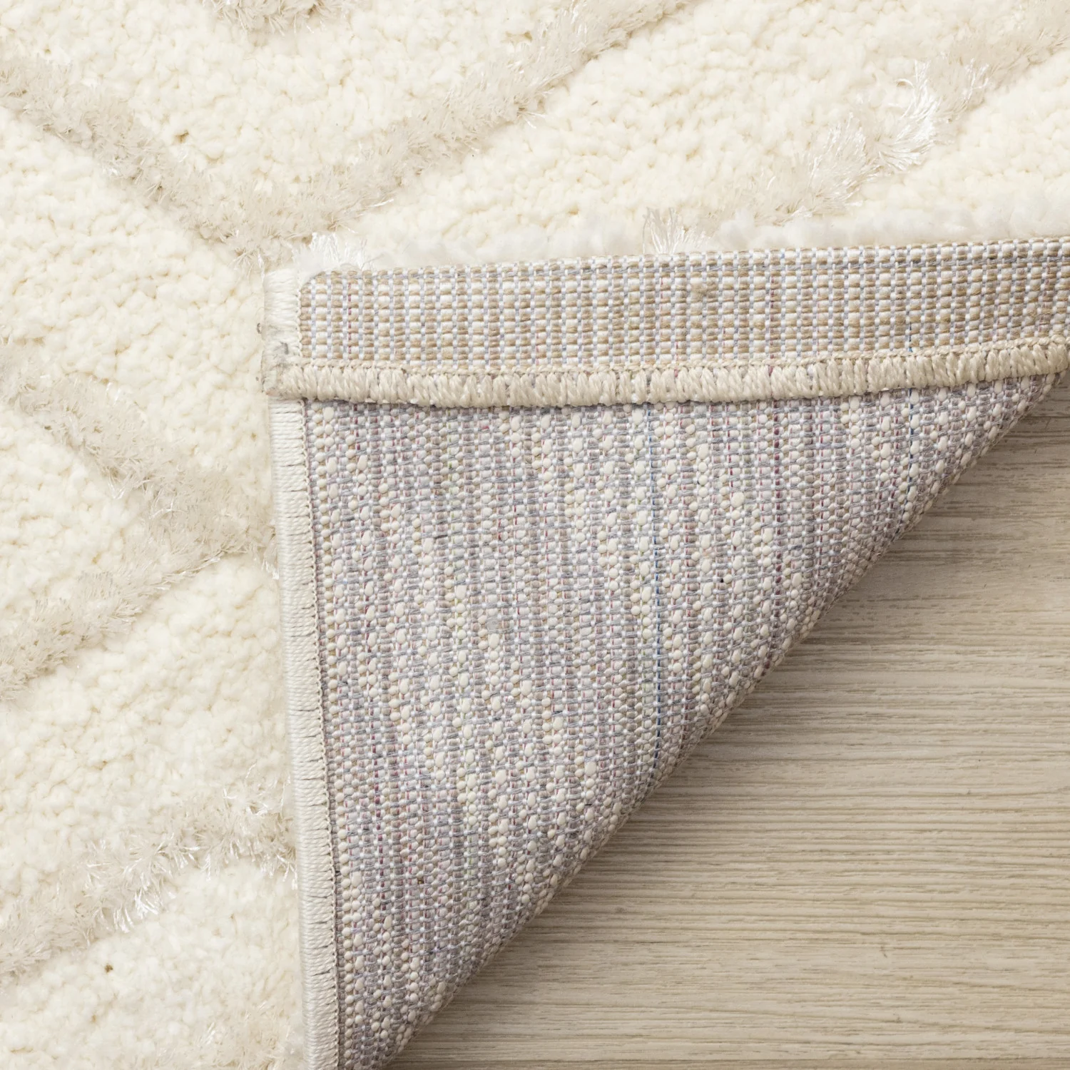 Sasha Soft Diamonds Area Rug - 8' X 11' - Cream - Image 11
