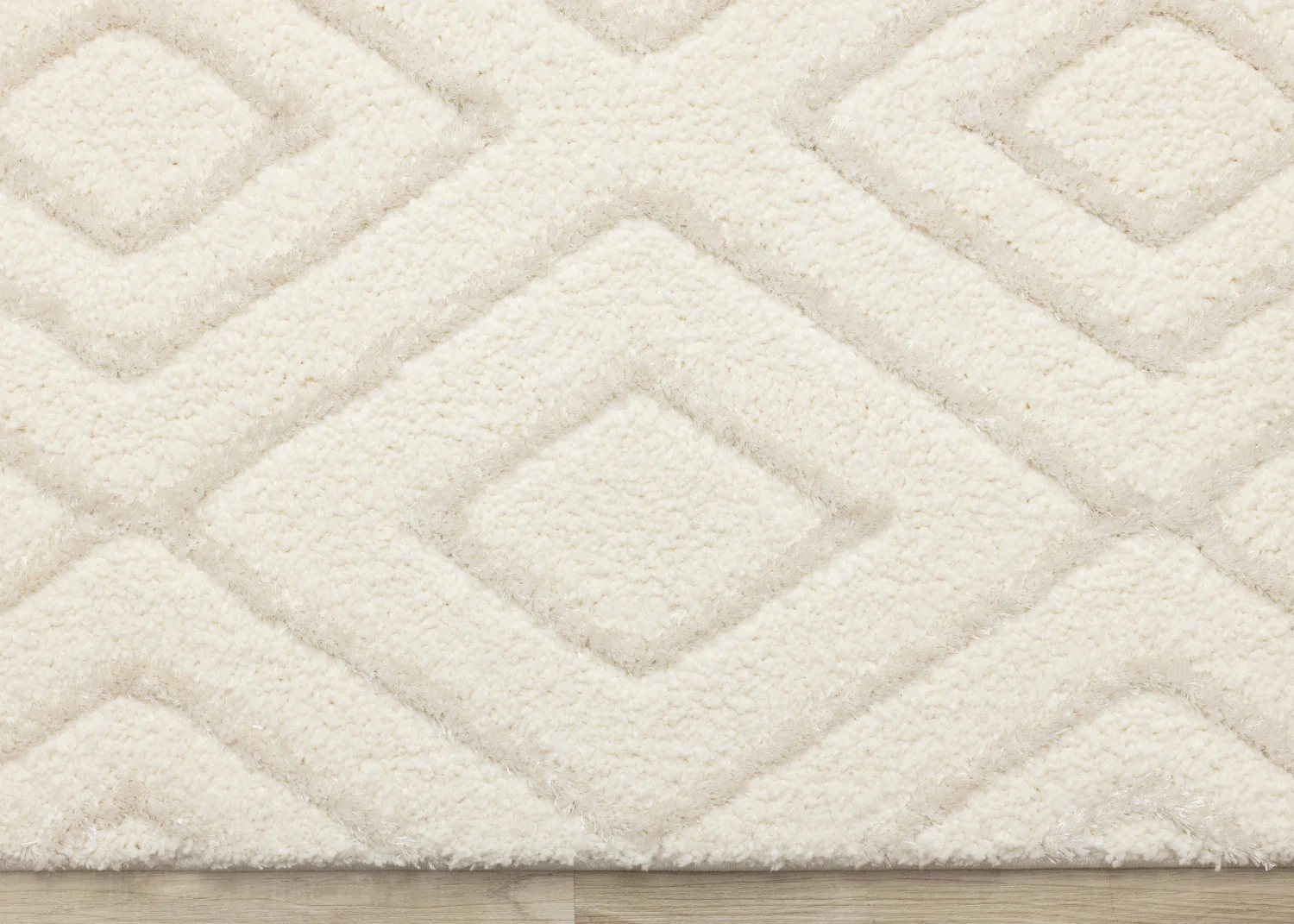Sasha Soft Diamonds Area Rug - 8' X 11' - Cream - Image 9