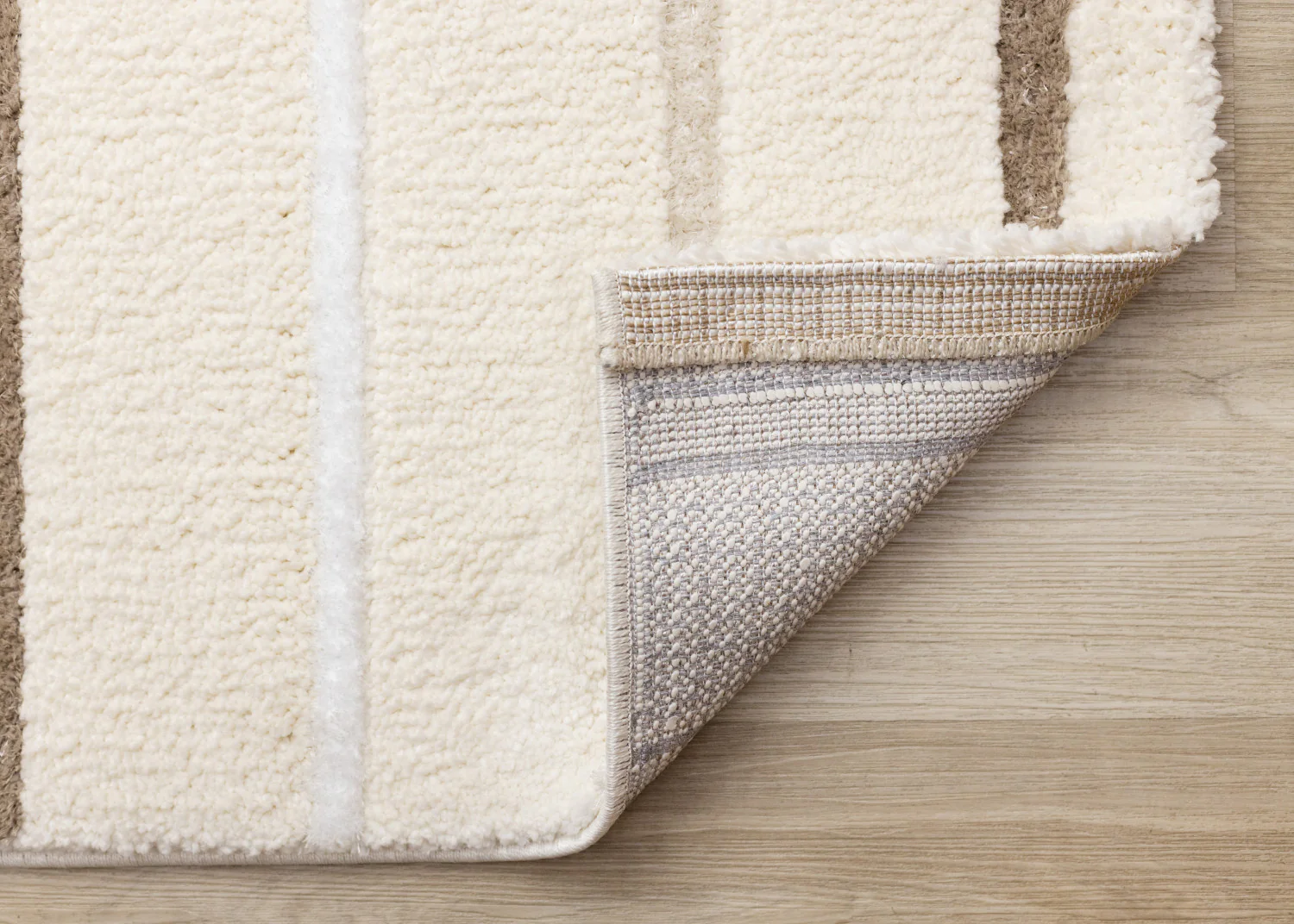Sasha Soft Modern Lines Area Rug - 5' X 8' - Cream - Image 7
