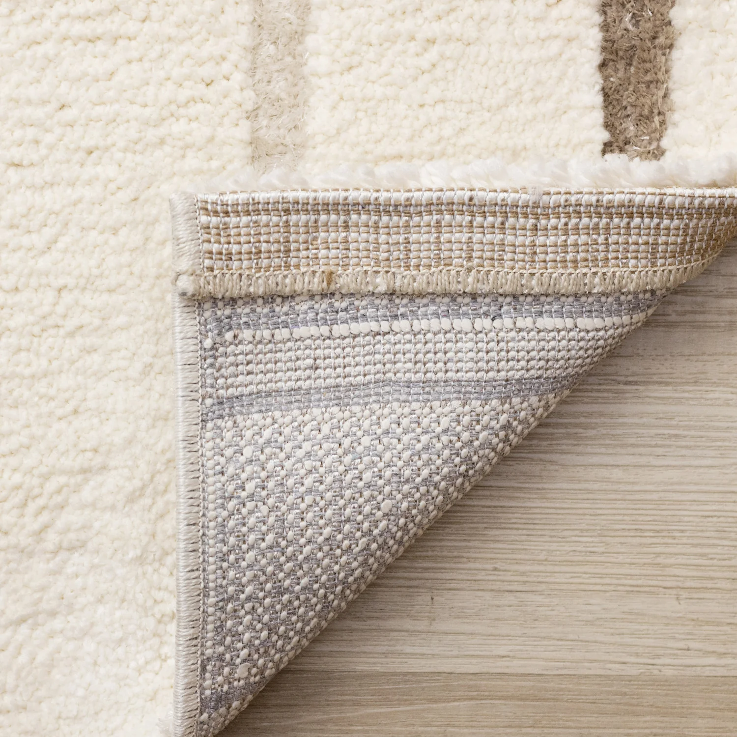 Sasha Soft Modern Lines Area Rug - 8' X 11' - Cream - Image 11