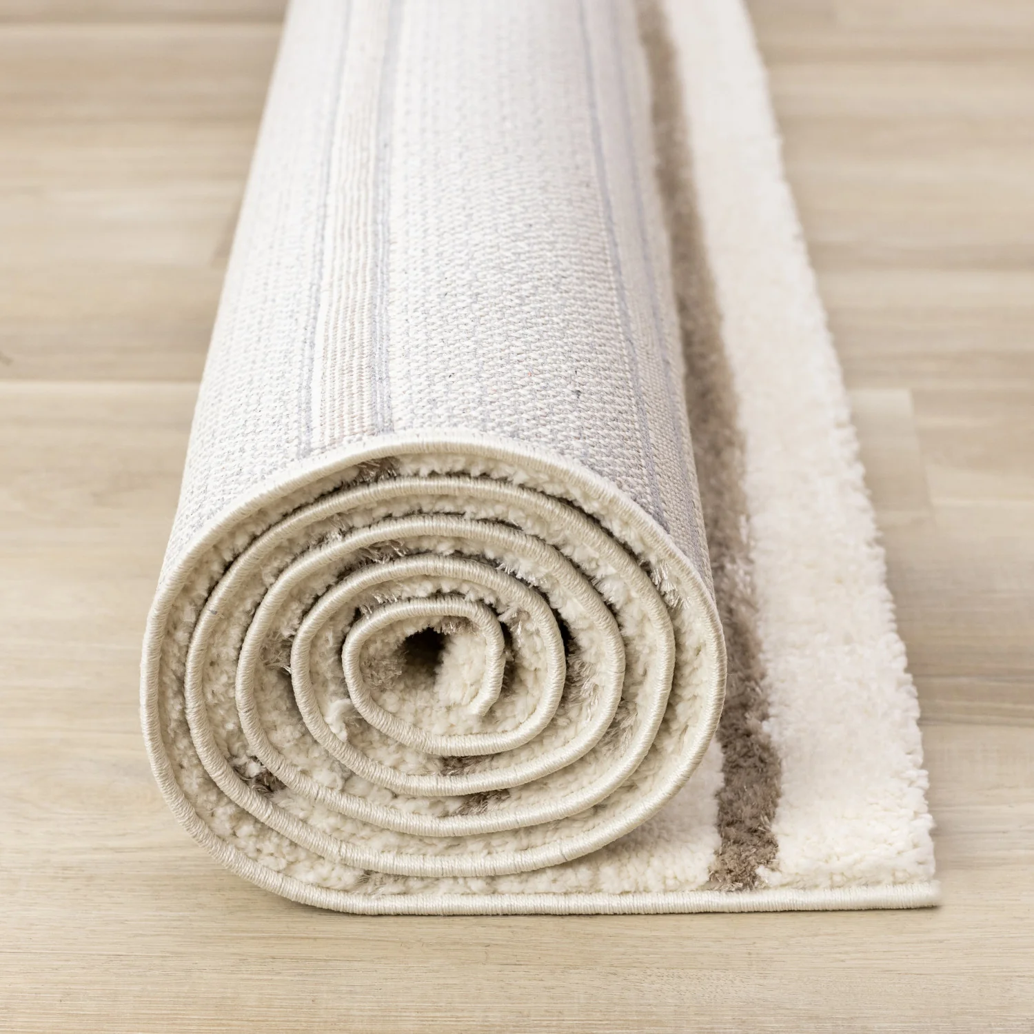 Sasha Soft Modern Lines Area Rug - 8' X 11' - Cream - Image 13