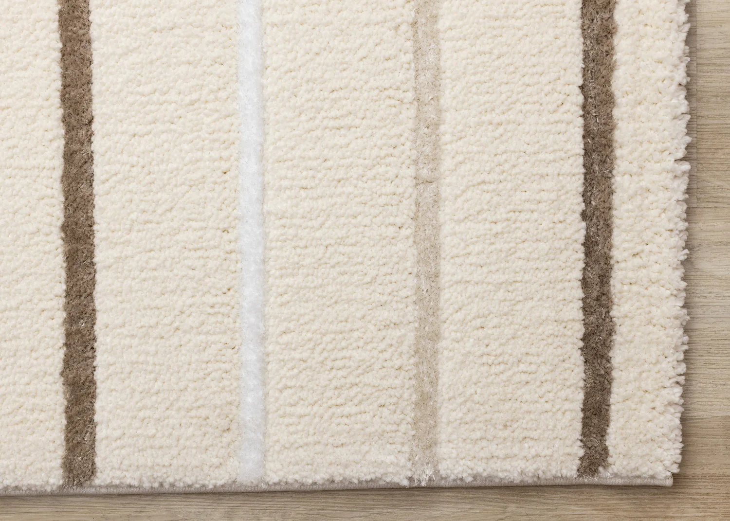 Sasha Soft Modern Lines Area Rug - 8' X 11' - Cream - Image 6