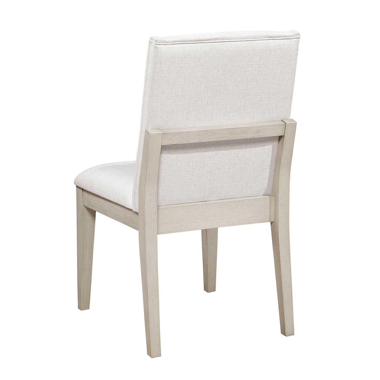 Savona 7-Piece Extendable Dining Set - Antique White - Image 5