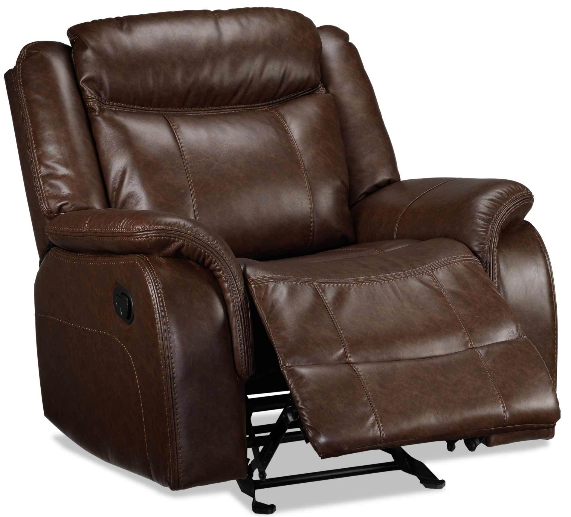 Scorpio Glider Recliner - Whiskey Brown - Image 2