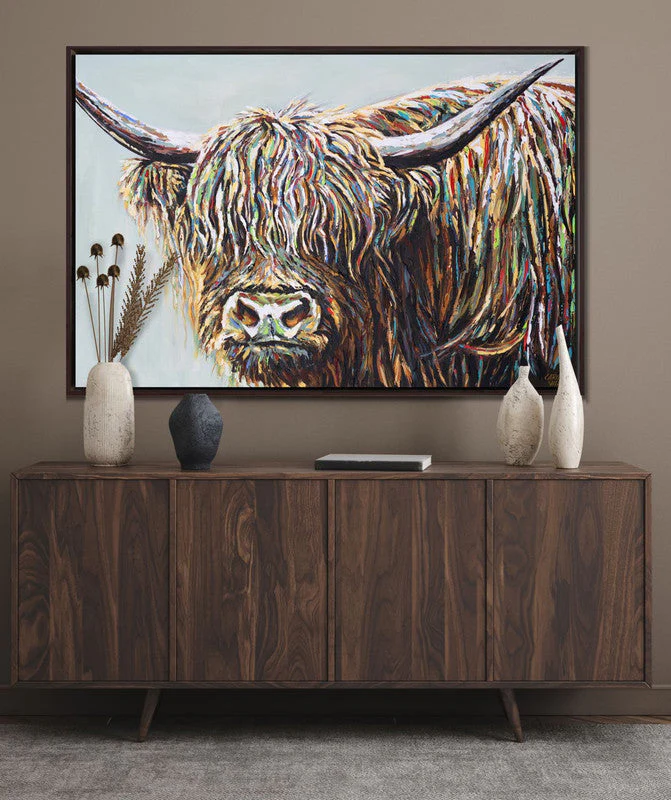 Scottish Highland Framed Wall Art - 36 x 48 - Image 2