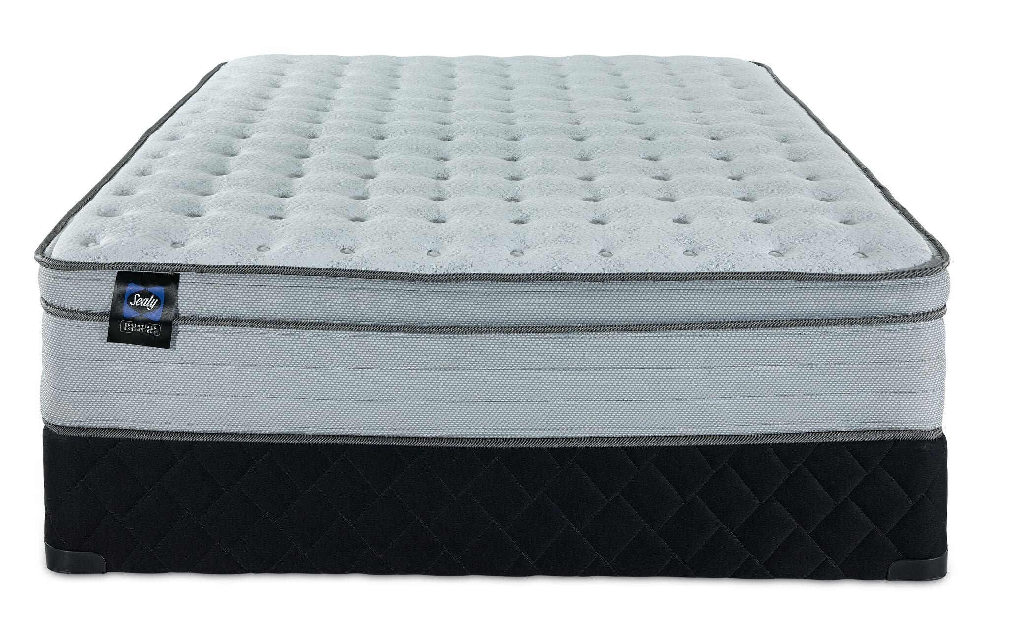 Sealy® Essentials Remy II Firm Eurotop Twin XL Mattress and Boxspring - Image 2