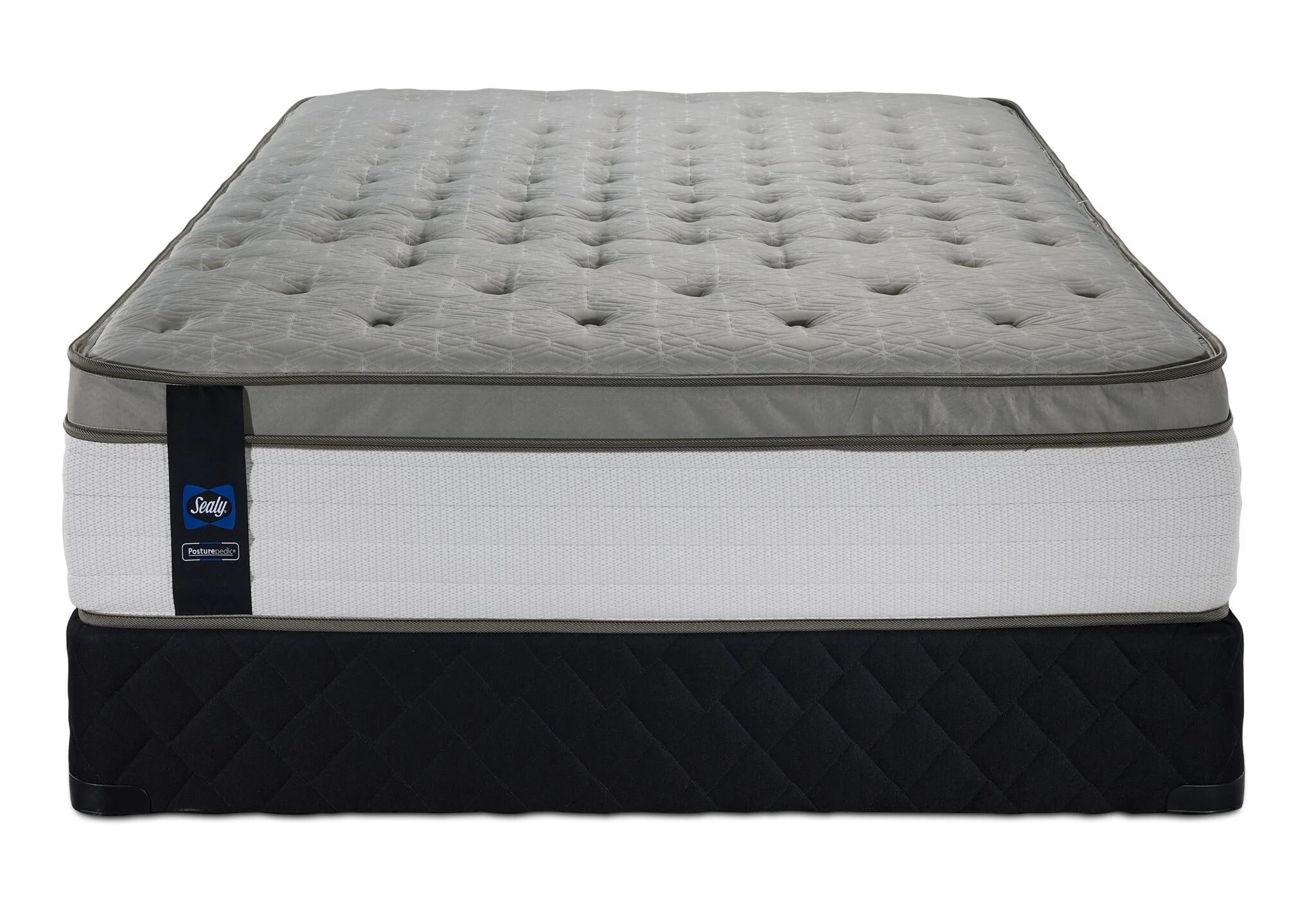 Sealy Posturepedic® Correct Comfort 6 Firm Eurotop Queen Mattress and Boxspring Set - Image 2