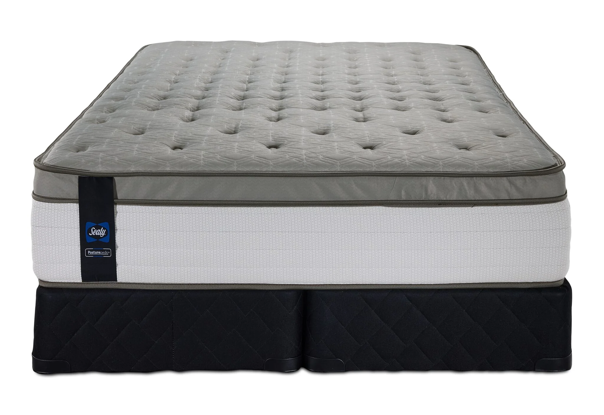 Sealy Posturepedic® Correct Comfort 6 Firm Eurotop Queen Mattress and Split Boxspring Set - Image 2