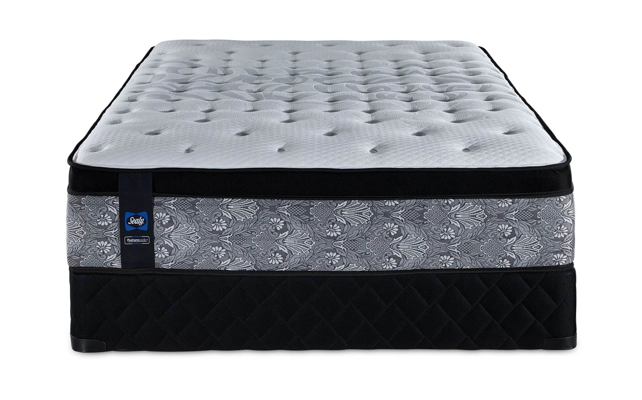 Sealy Posturepedic® Correct Comfort III Firm Eurotop Queen Mattress and Boxspring - Image 2