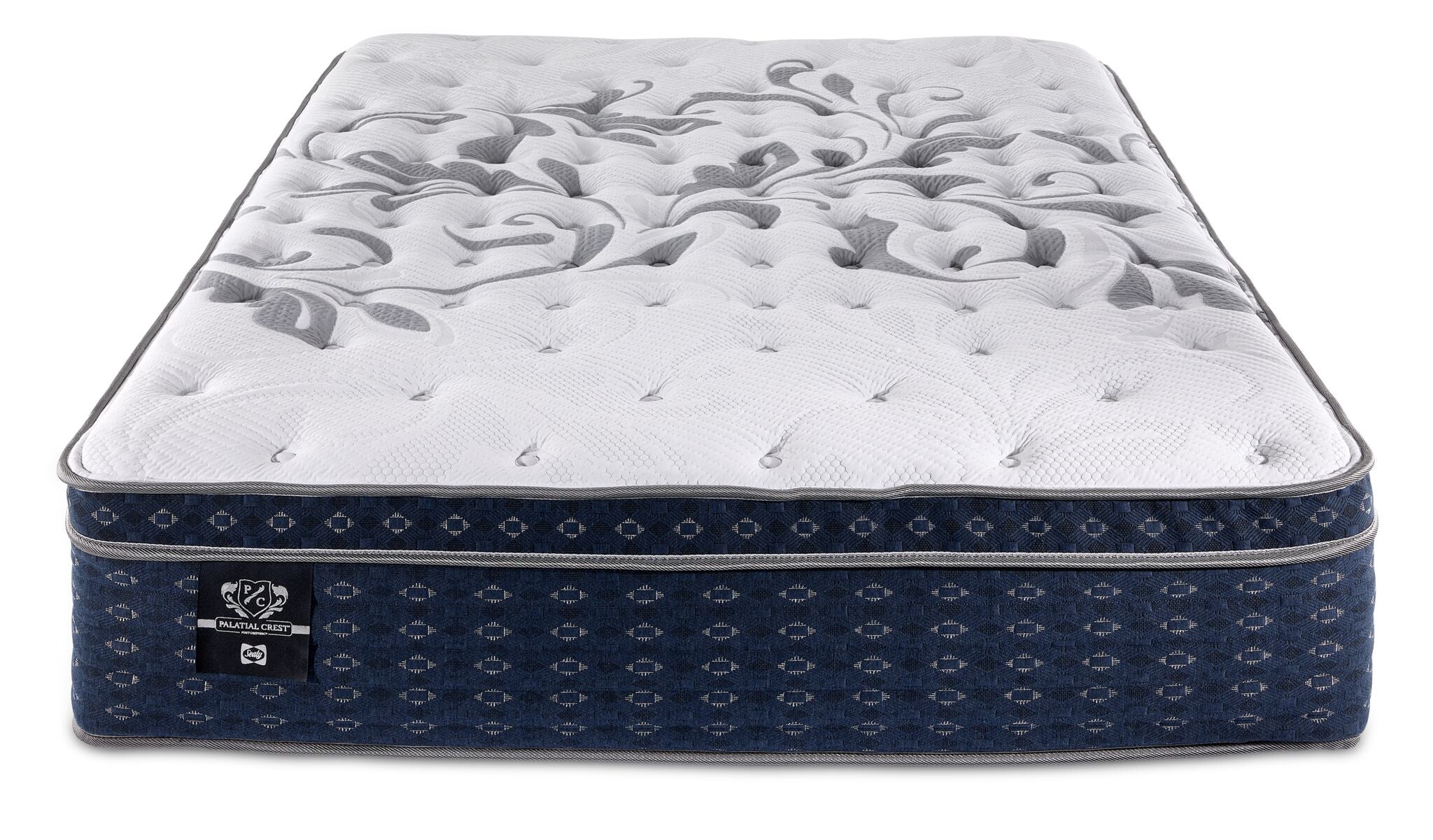Sealy Posturepedic® Palatial Crest® Kamden Firm Eurotop Queen Mattress and Boxspring Set - Image 4