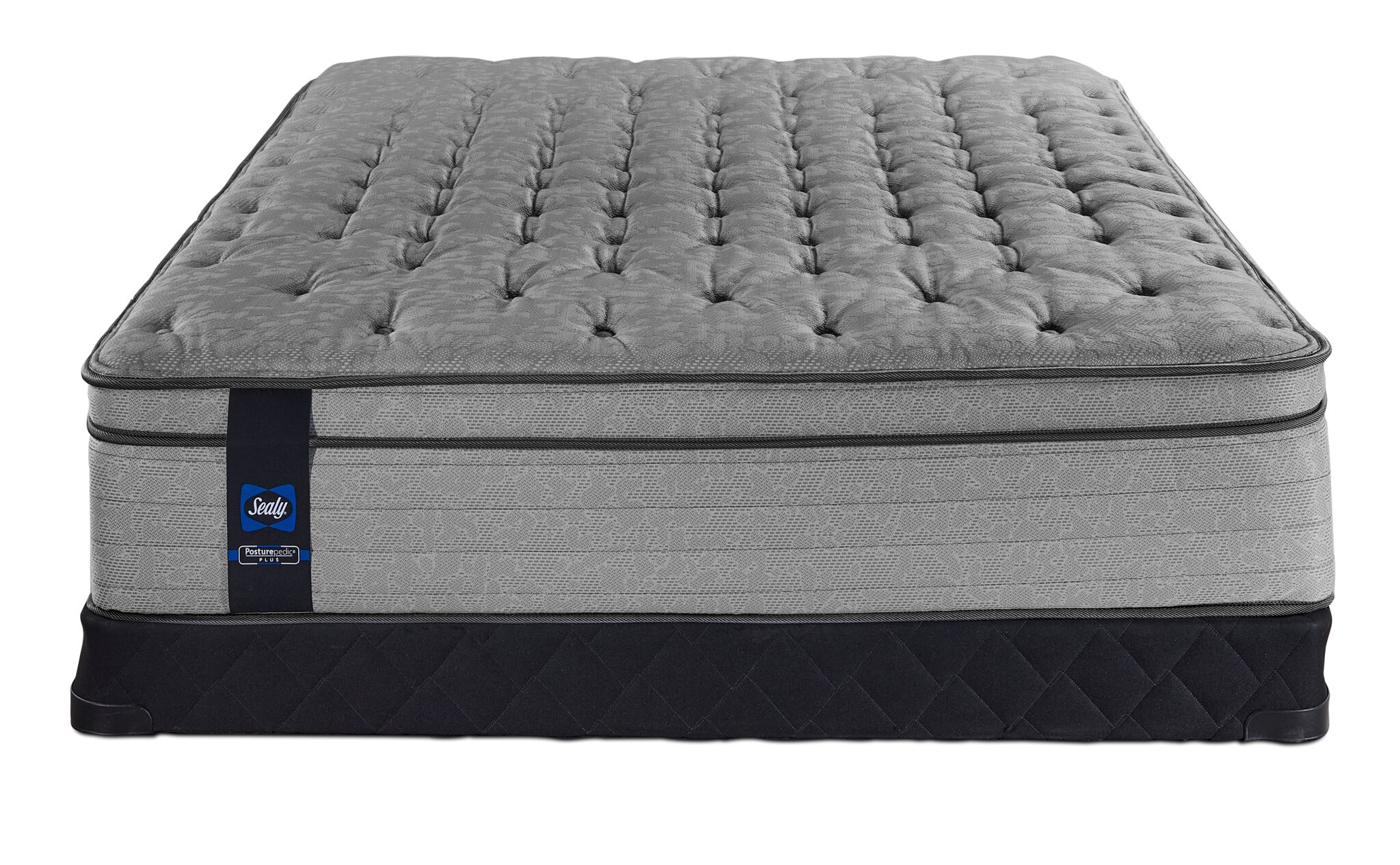 Sealy Posturepedic® Plus Sterling Artemis Euro Top Luxury Firm Twin Mattress and Low Profile Boxspring Set - Image 2