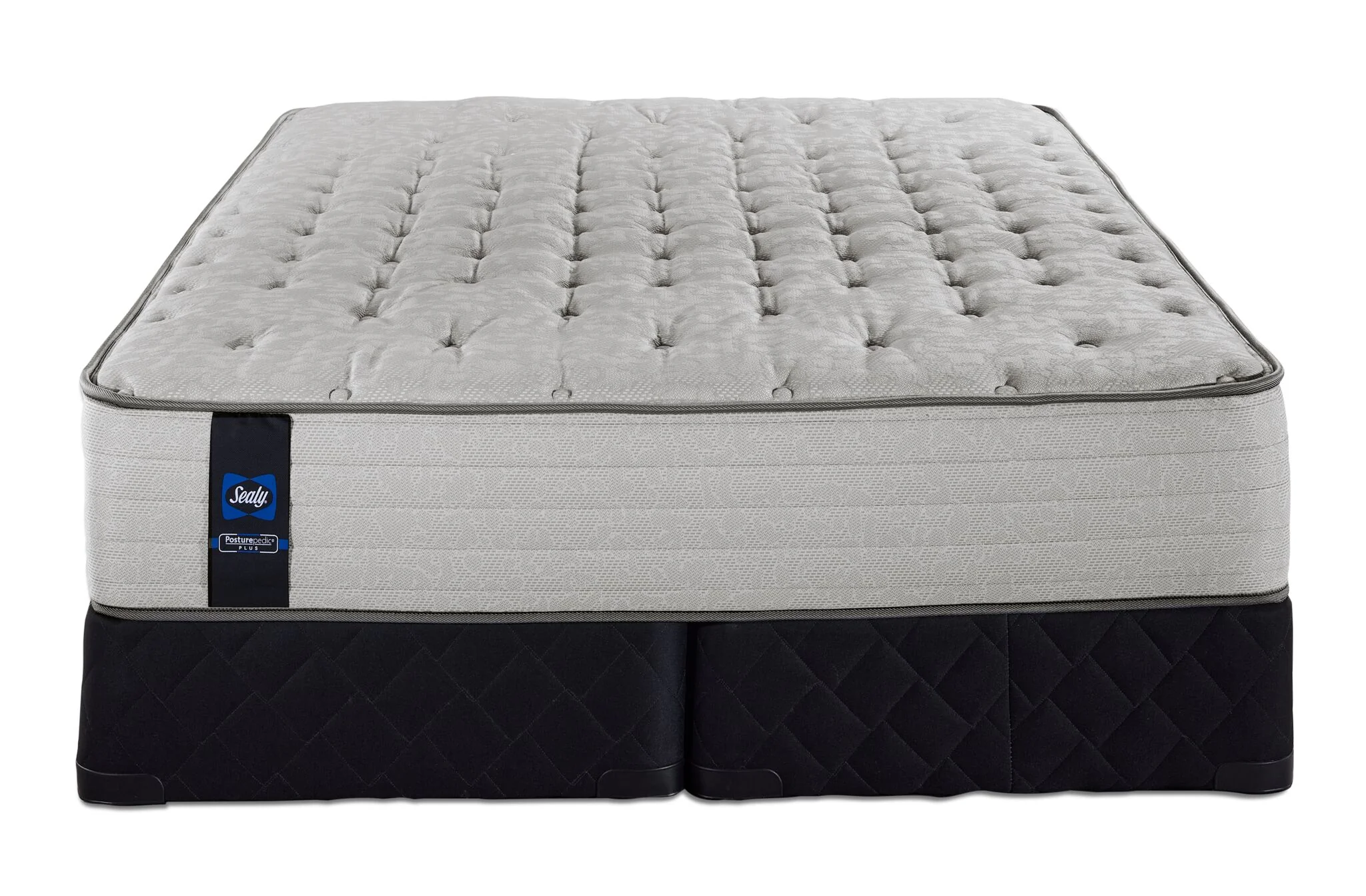 Sealy Posturepedic® Plus Sterling Bowie Tight Top Firm Queen Mattress and Split Boxspring Set - Image 2