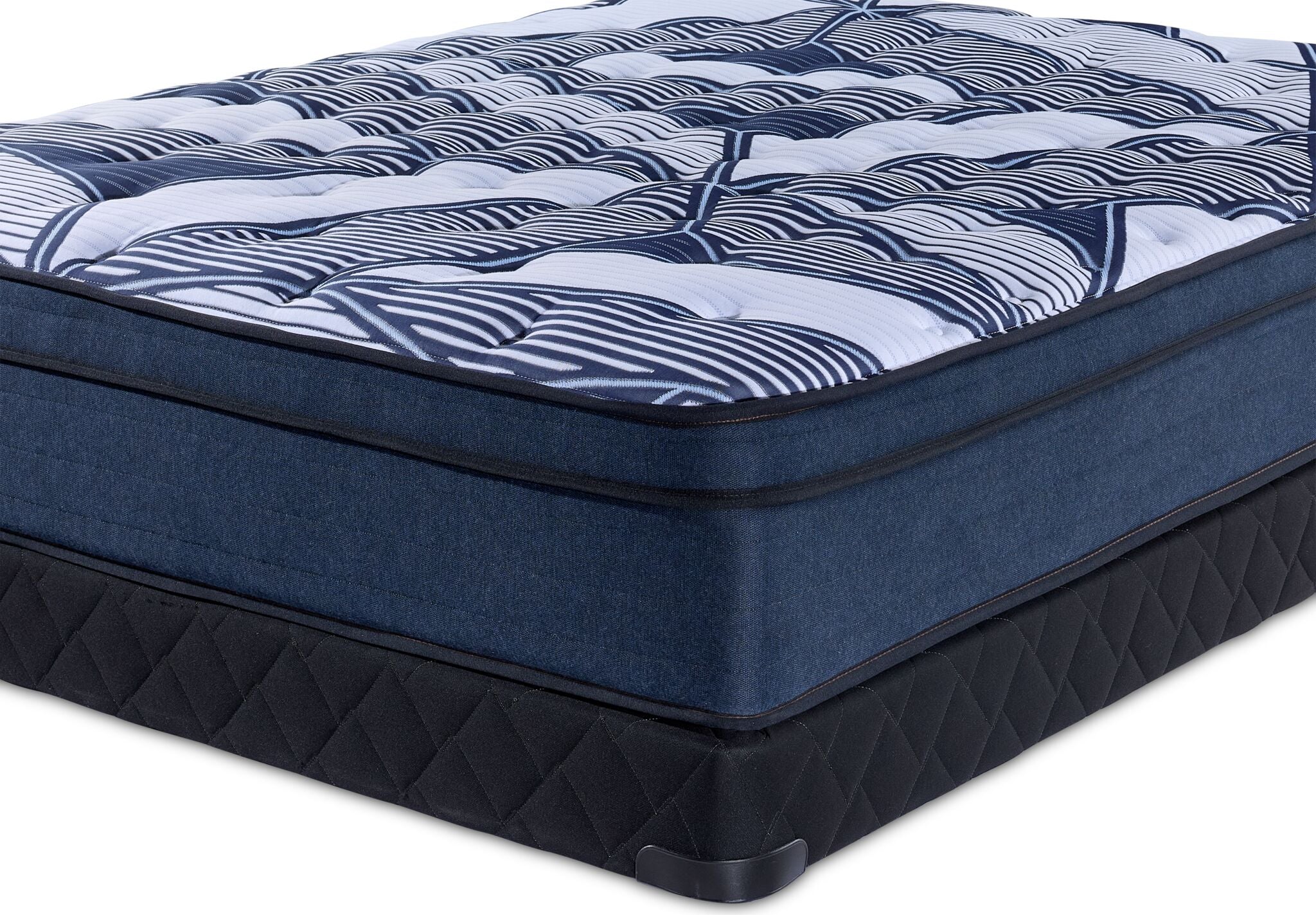 Sealy Posturepedic® Plus Sterling - Hugo II Medium Eurotop Twin XL Mattress and Boxspring Set - Image 3