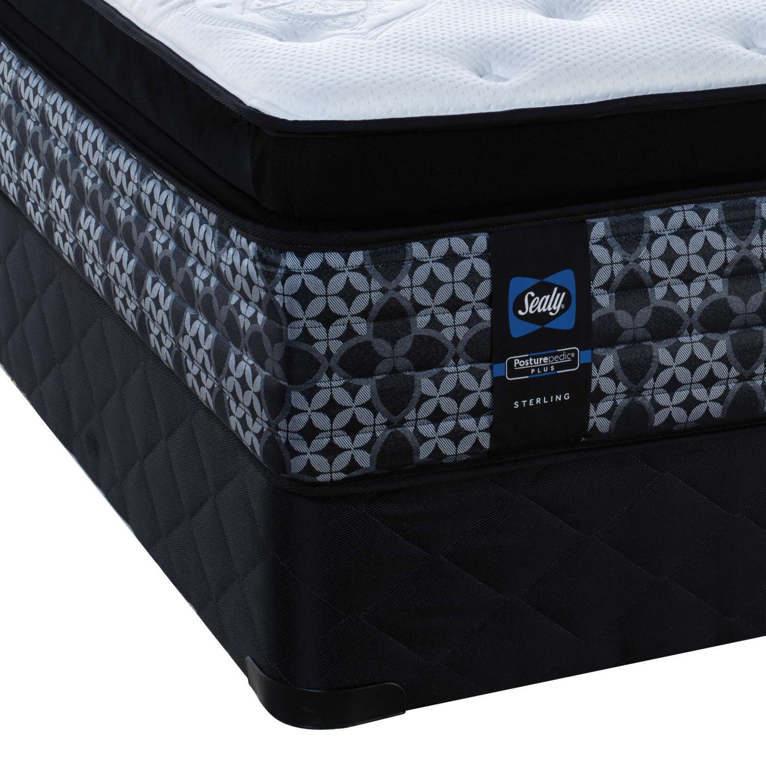 Sealy Posturepedic® Plus Sterling Series - Milana Plush Euro Pillowtop King Mattress and Split Boxspring Set - Image 3