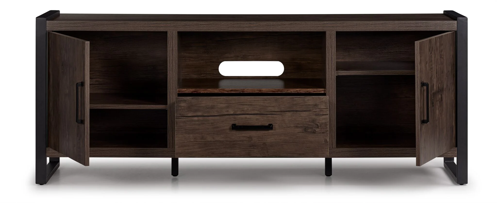 Sean 63.75" TV Stand- Grey Stone - Image 3