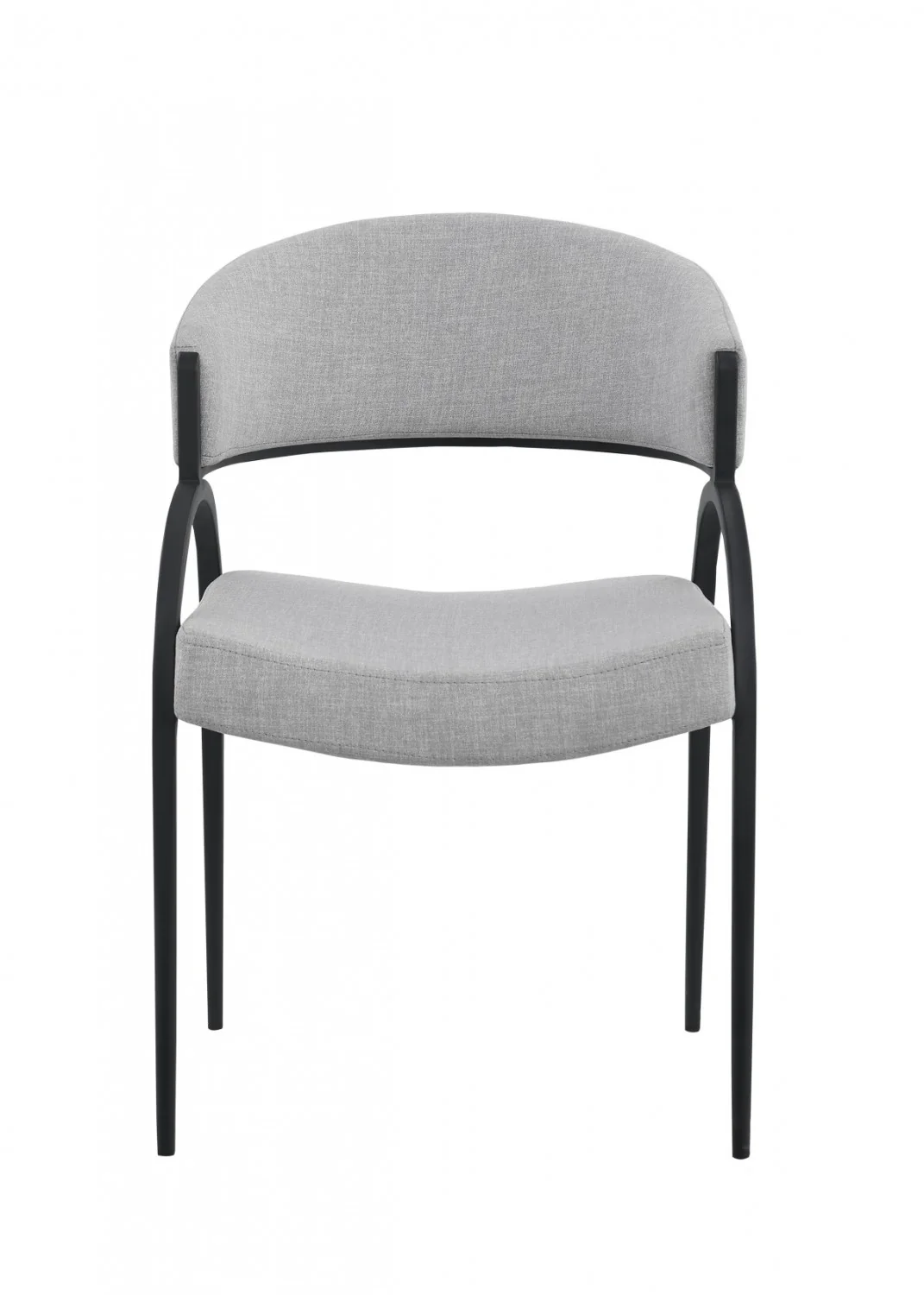 Sena Dining Chair - Grey/Black - Set of Two - Image 2