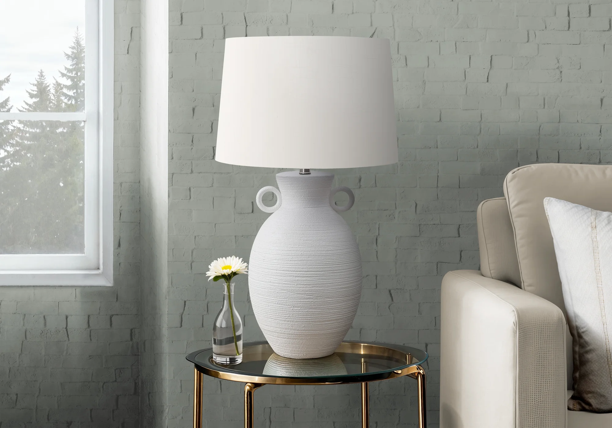 Serin Table Lamp - White - Image 2