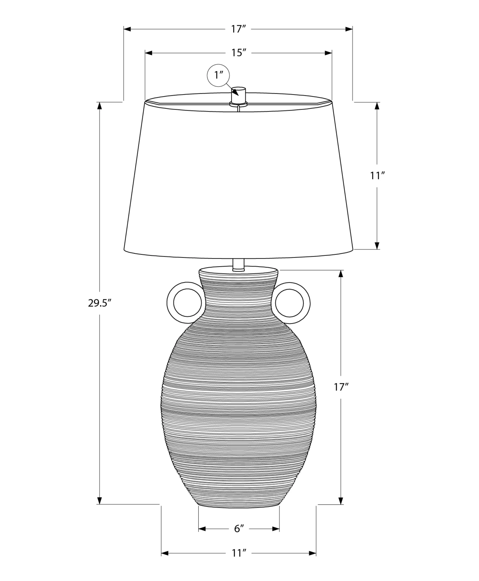 Serin Table Lamp - White - Image 3