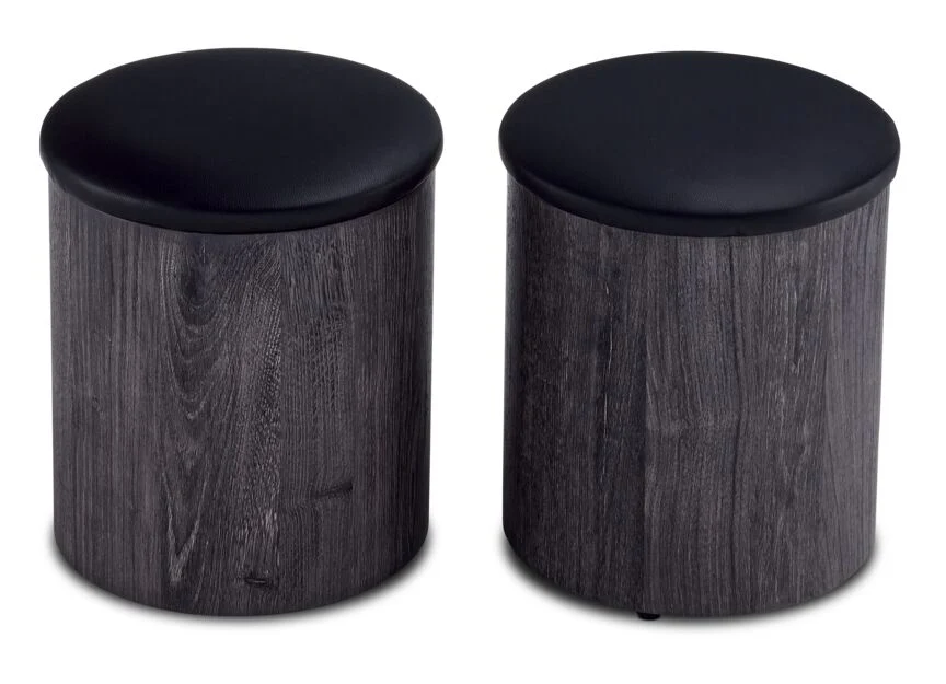 Serpentine II Stool - Dark Grey - Image 2