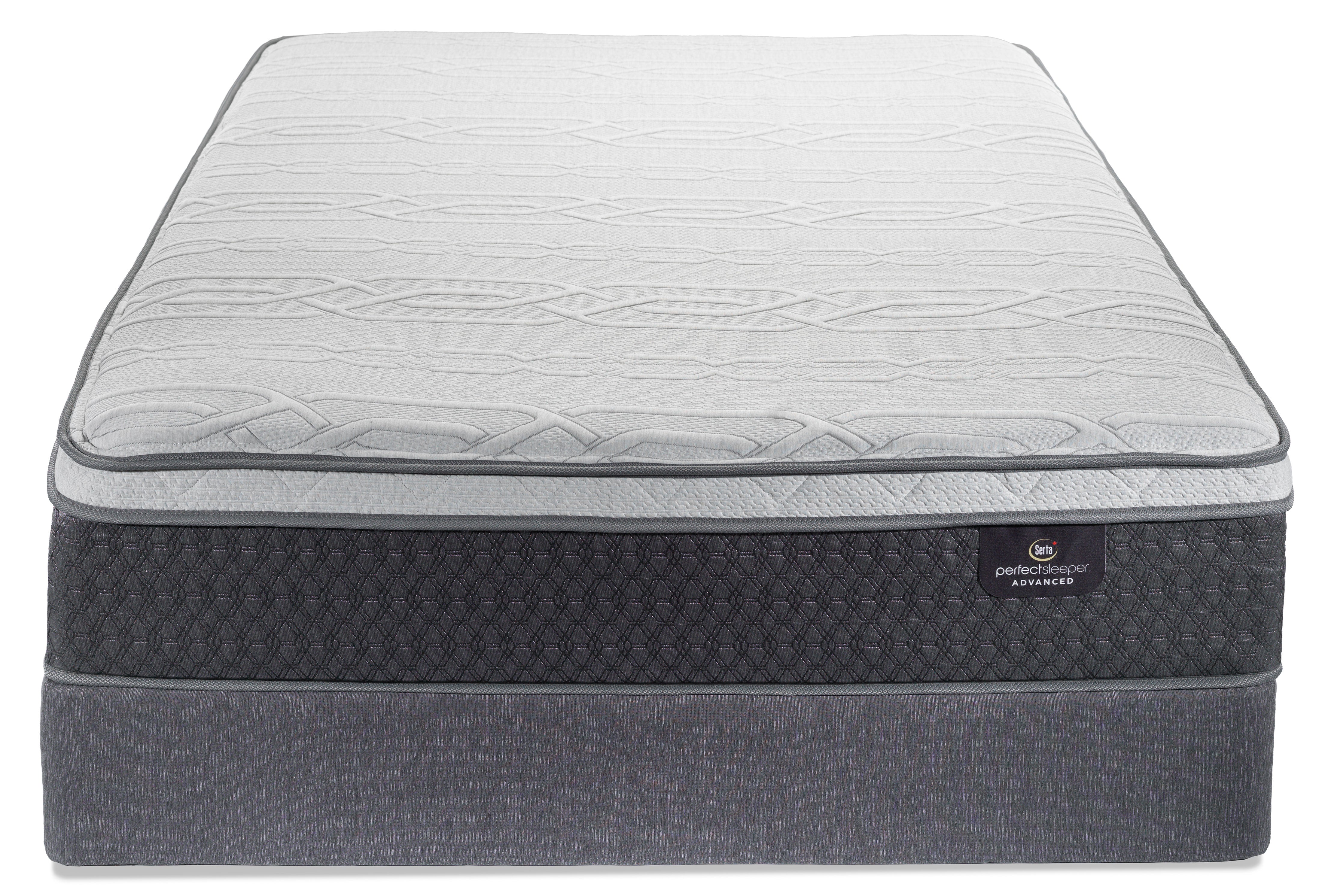Serta Lush Plush Twin Mattress and Boxspring Set - Image 2