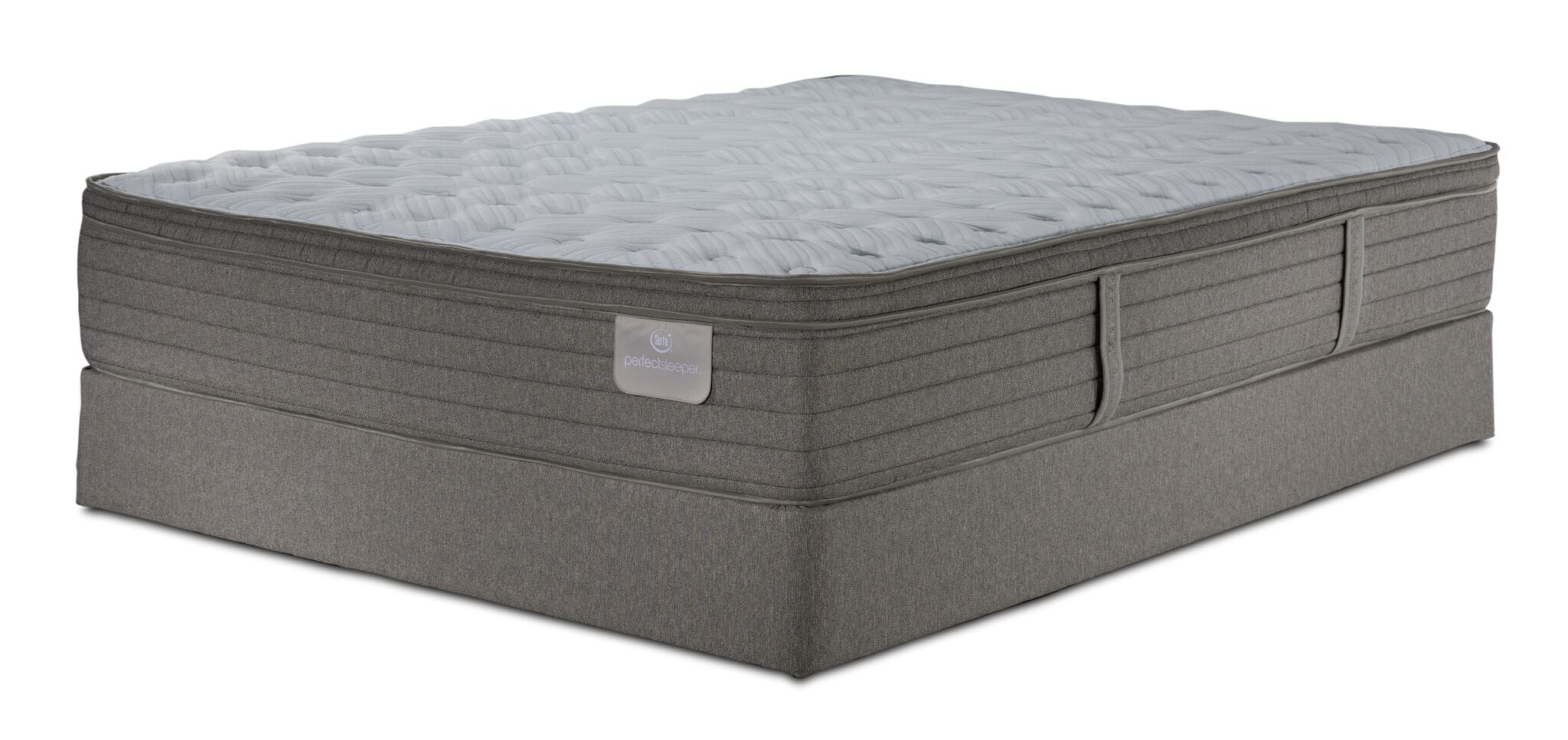 Serta® Perfect Sleeper Pacific Medium Eurotop Full Mattress and Boxspring Set