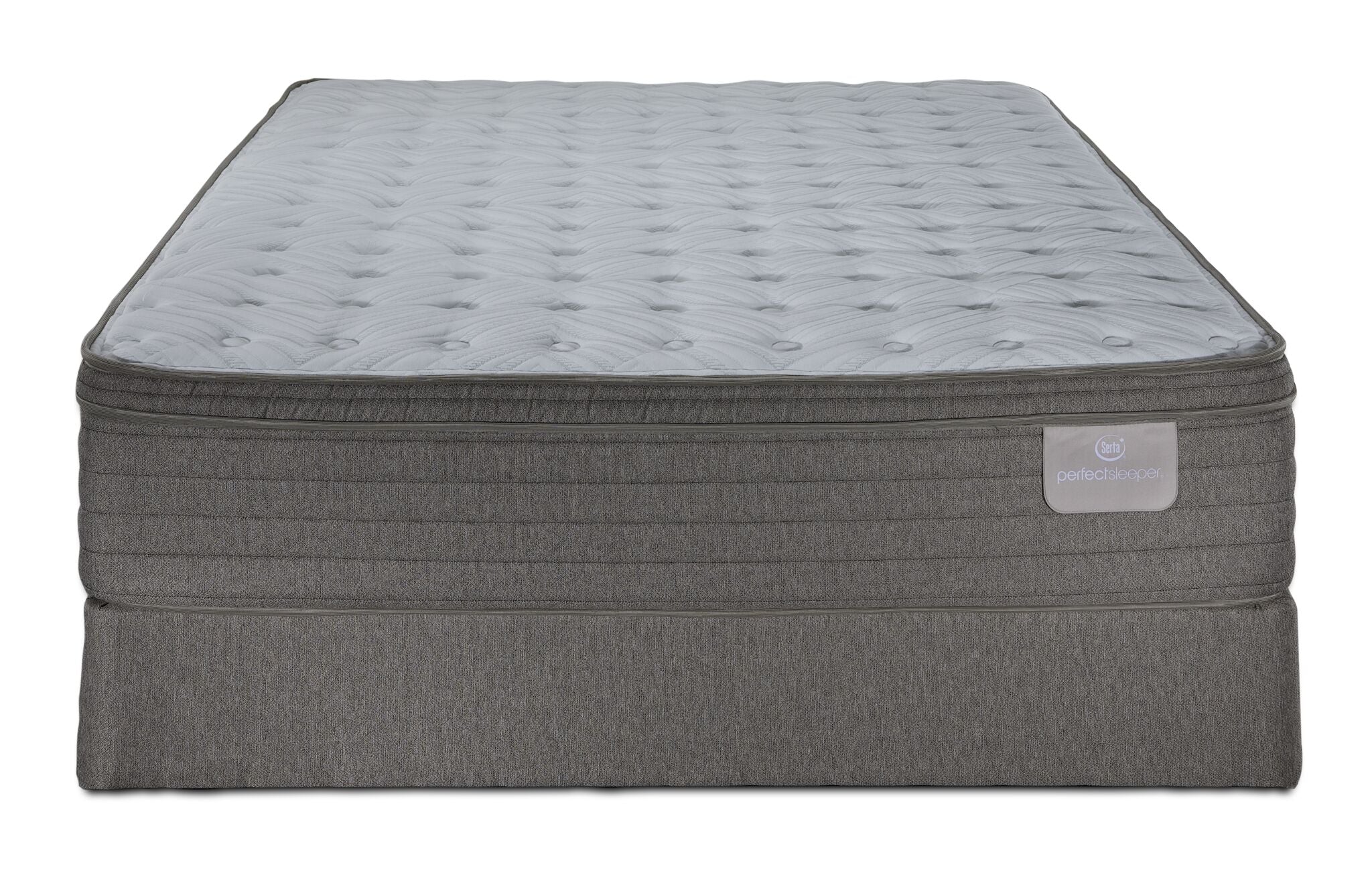 Serta® Perfect Sleeper Pacific Medium Eurotop Full Mattress and Boxspring Set - Image 2