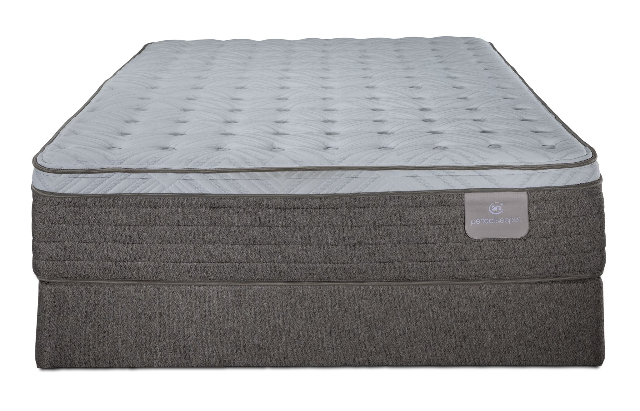 Serta® Perfect Sleeper Provence Firm Eurotop Twin Mattress and Boxspring Set - Image 2