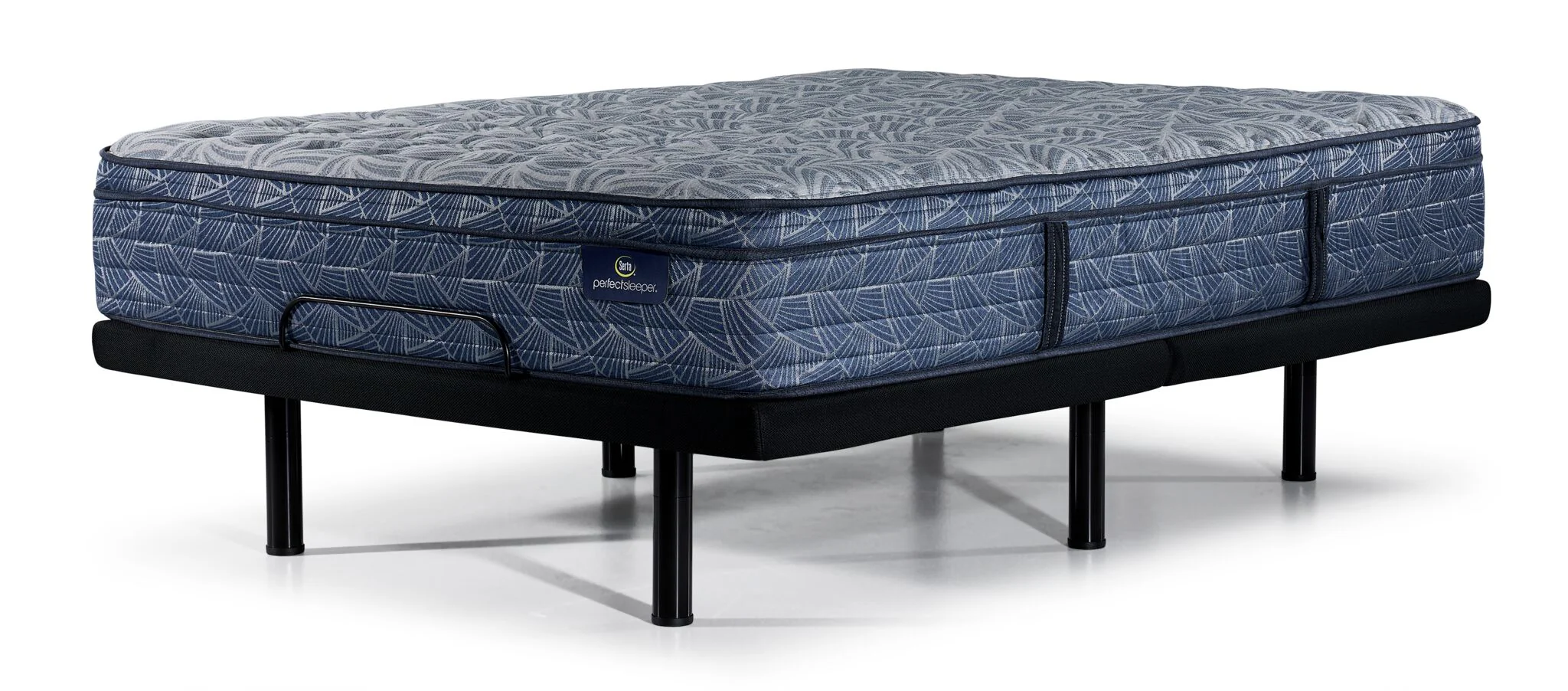 Serta® Perfect Sleeper Thrive Medium Euro Top Twin XL Mattress and L2 Pro Motion Adjustable Base - Image 2