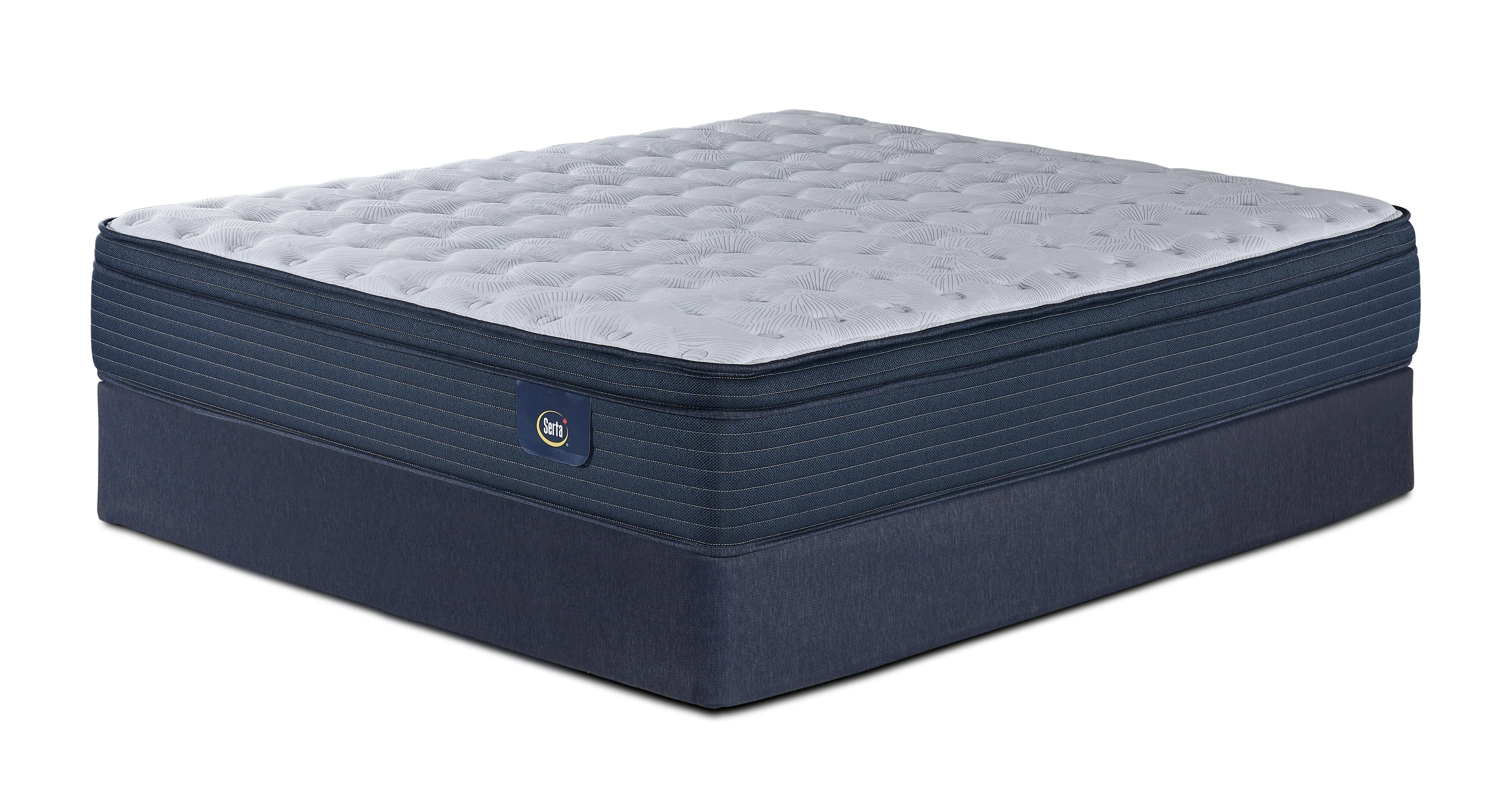 Serta Prosper Firm Euro Top Queen Mattress and Boxspring Set