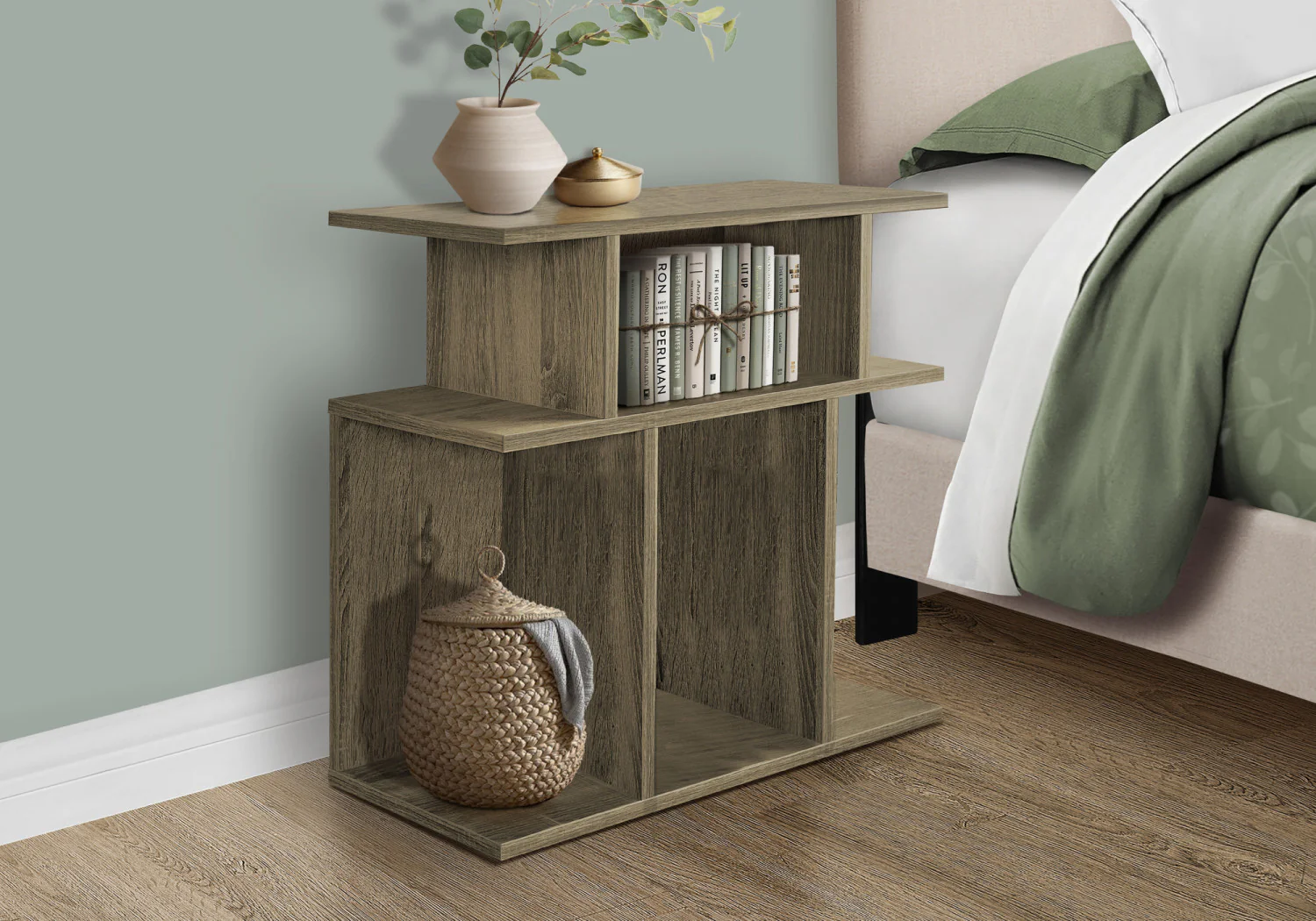 Seville Side Table - Taupe - Image 6