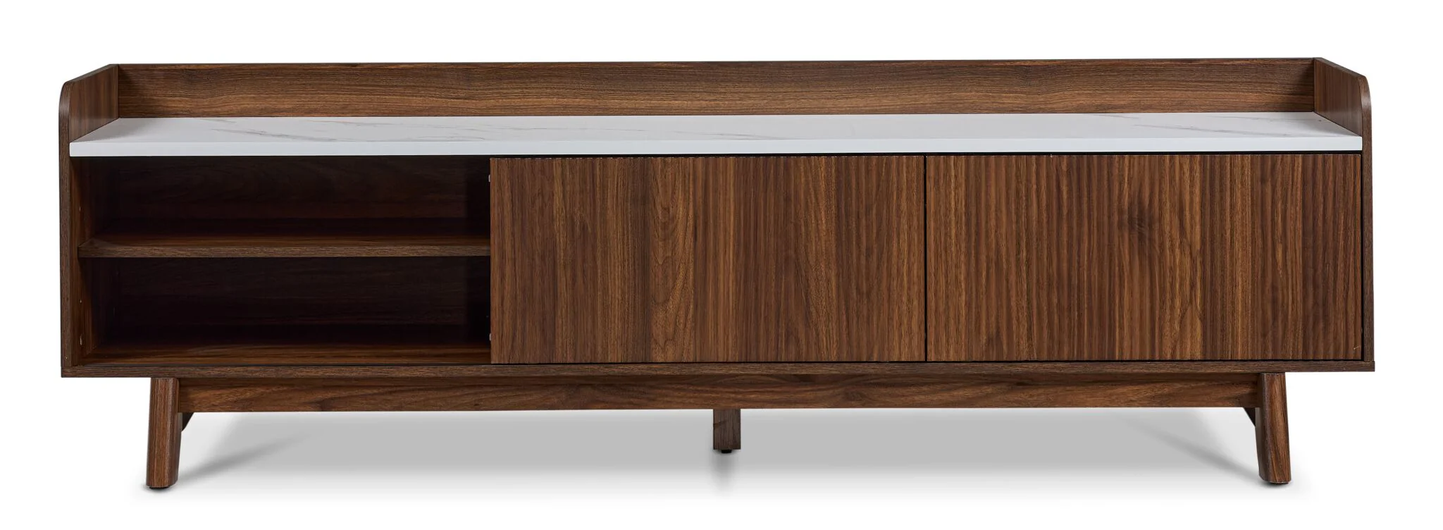 Sevyn 70" TV Stand - Walnut Brown - Image 6