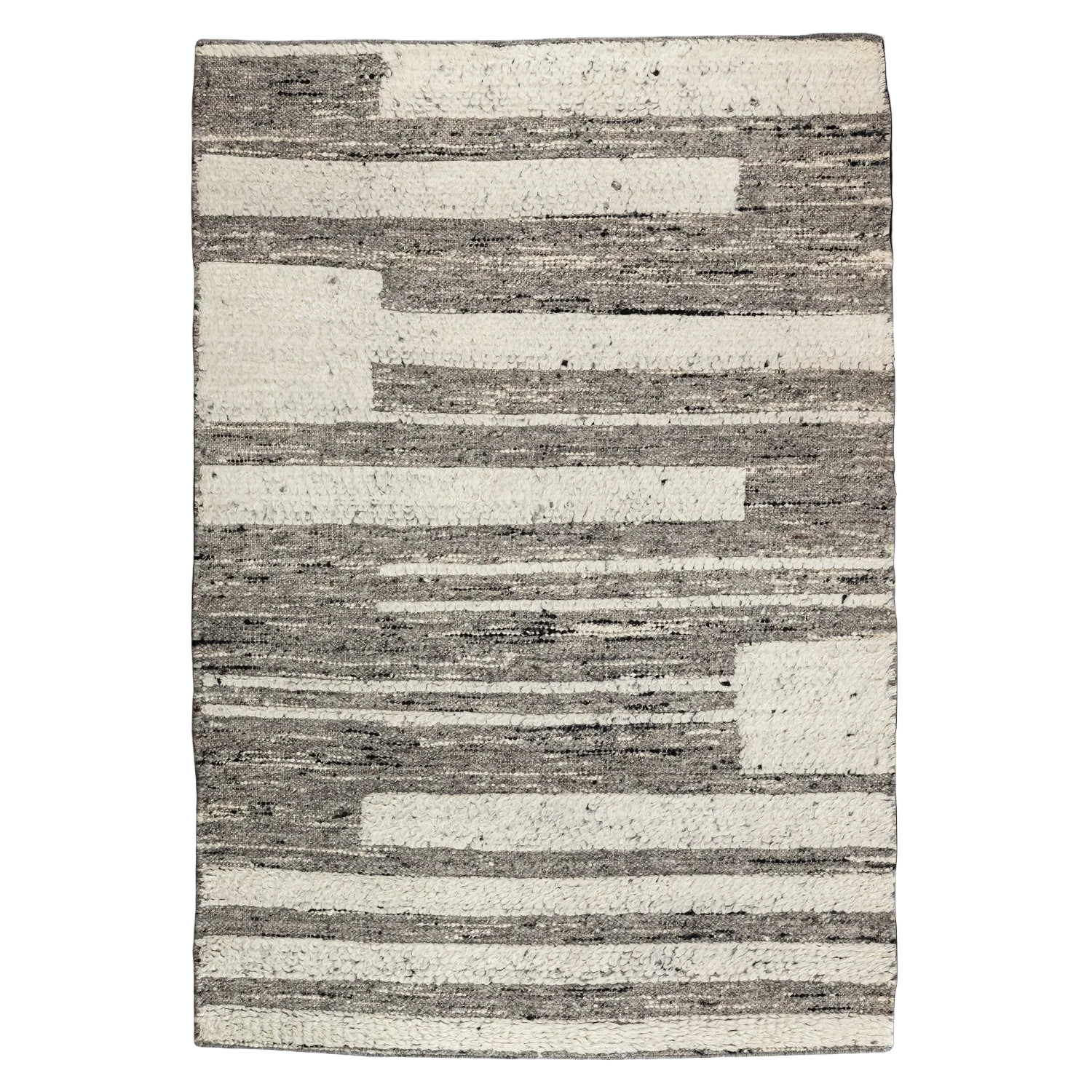 Shanaya Hand-Spun Rug - 8' x 10' - Antique White/Grey