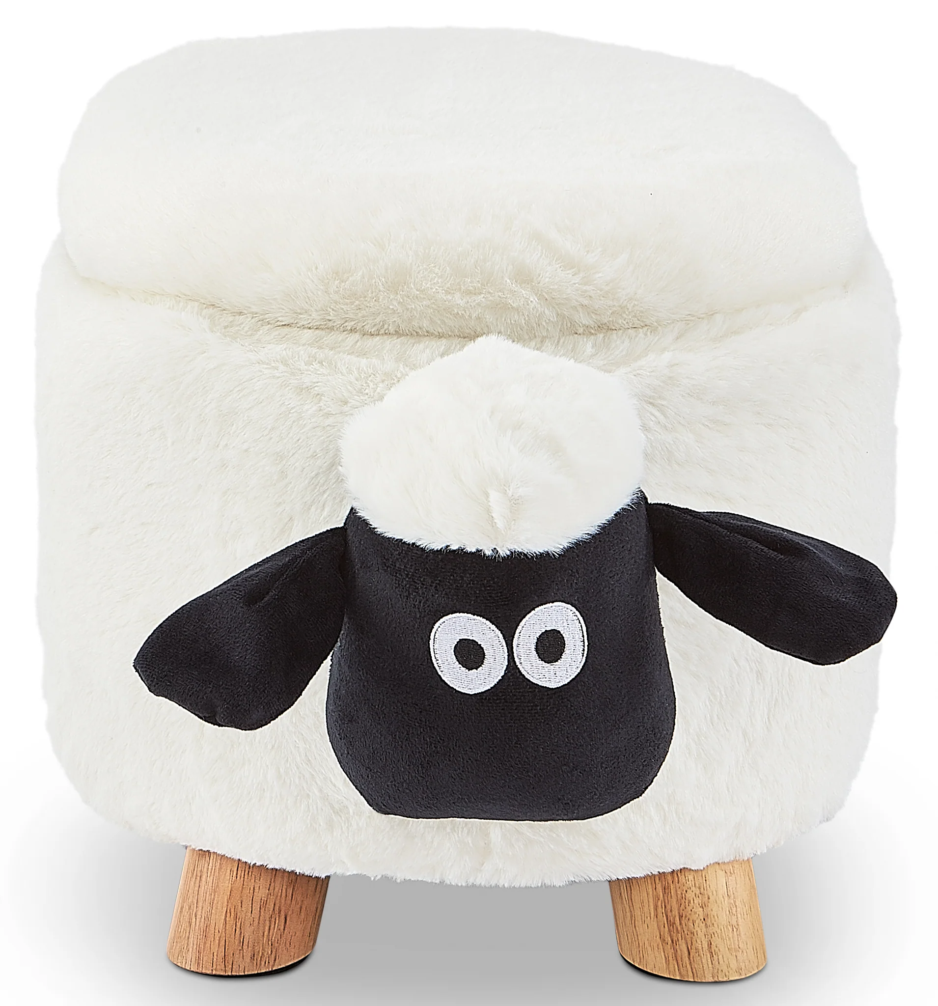 Sheep Storage Ottoman - White - Image 3