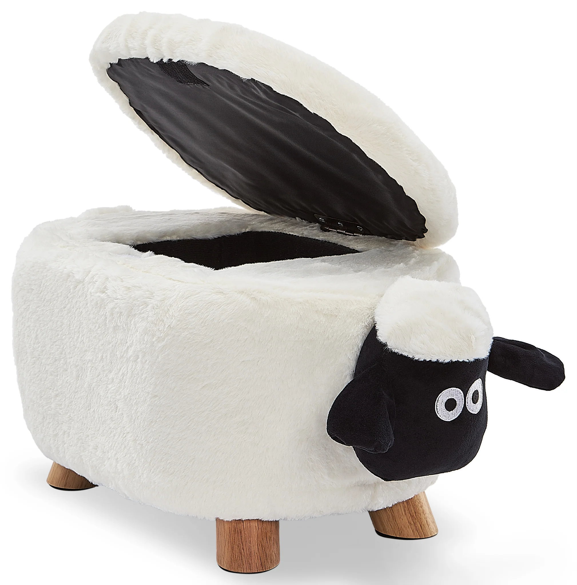 Sheep Storage Ottoman - White - Image 6