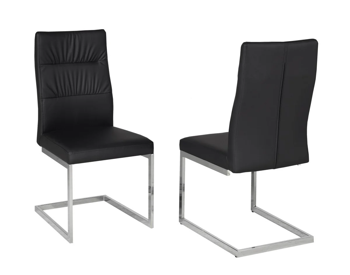 Shiloh Dining Chair - Black - Set of Two - Image 4