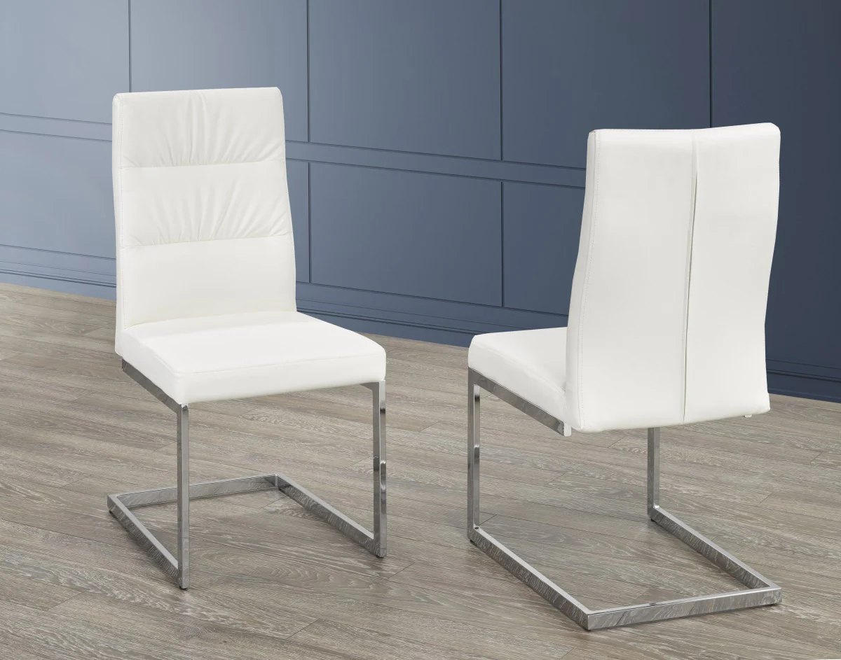 Shiloh Dining Chair - White - Set of Two - Image 2