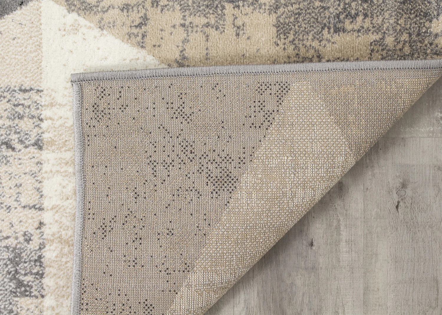 Siecle Triangle Shapes Area Rug - 2' X 8' - Cream/Beige - Image 6