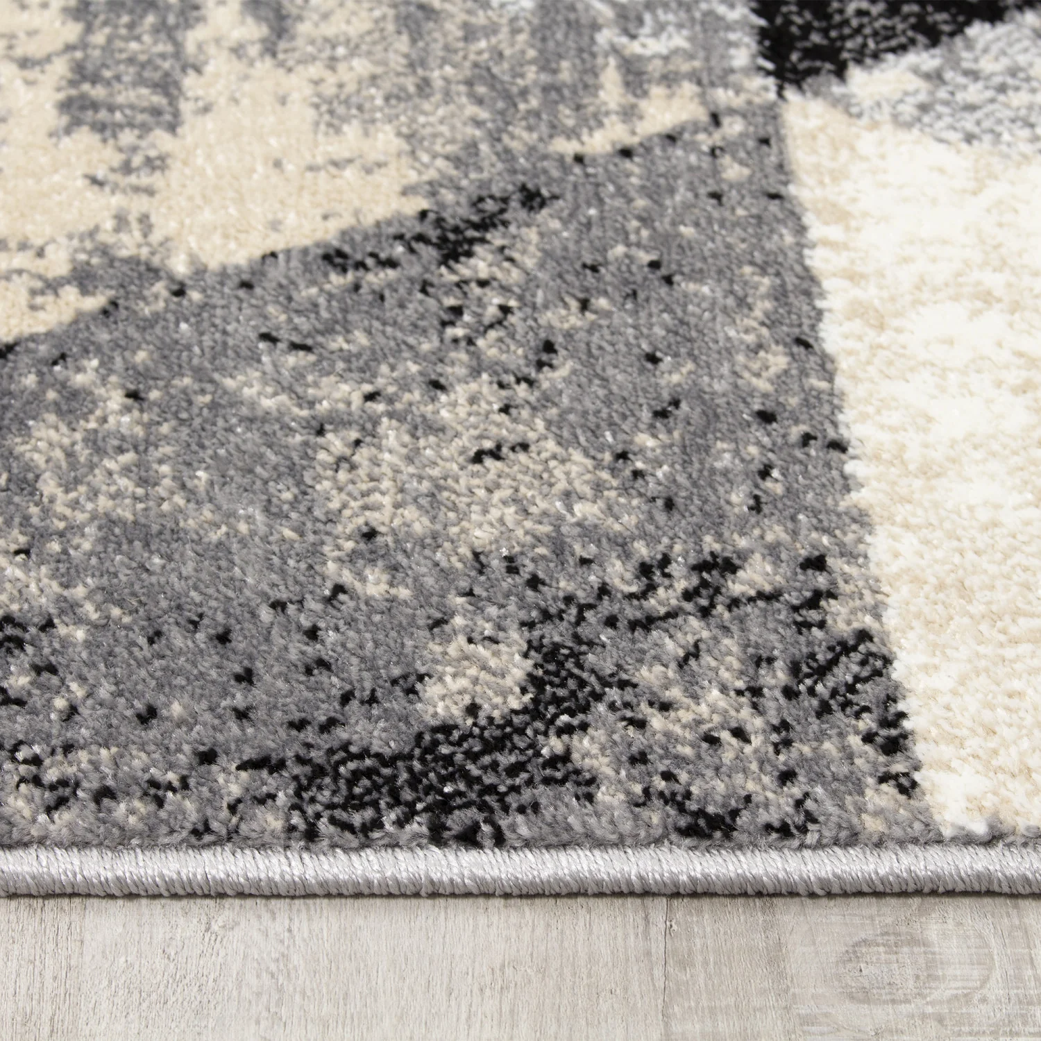 Siecle Triangle Shapes Area Rug - 2' X 8' - Cream/Beige - Image 8