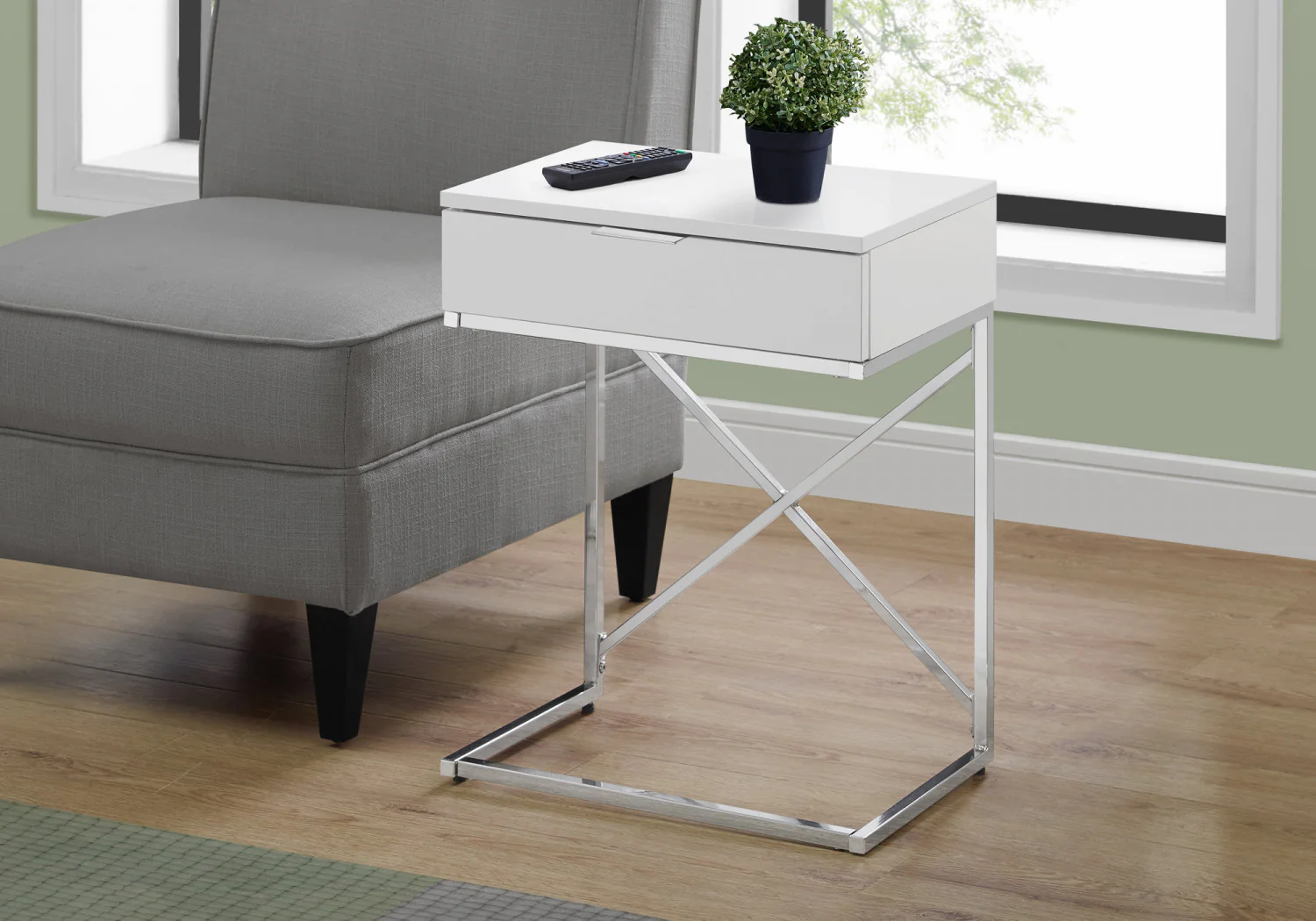 Sienna Side Table - White - Image 2